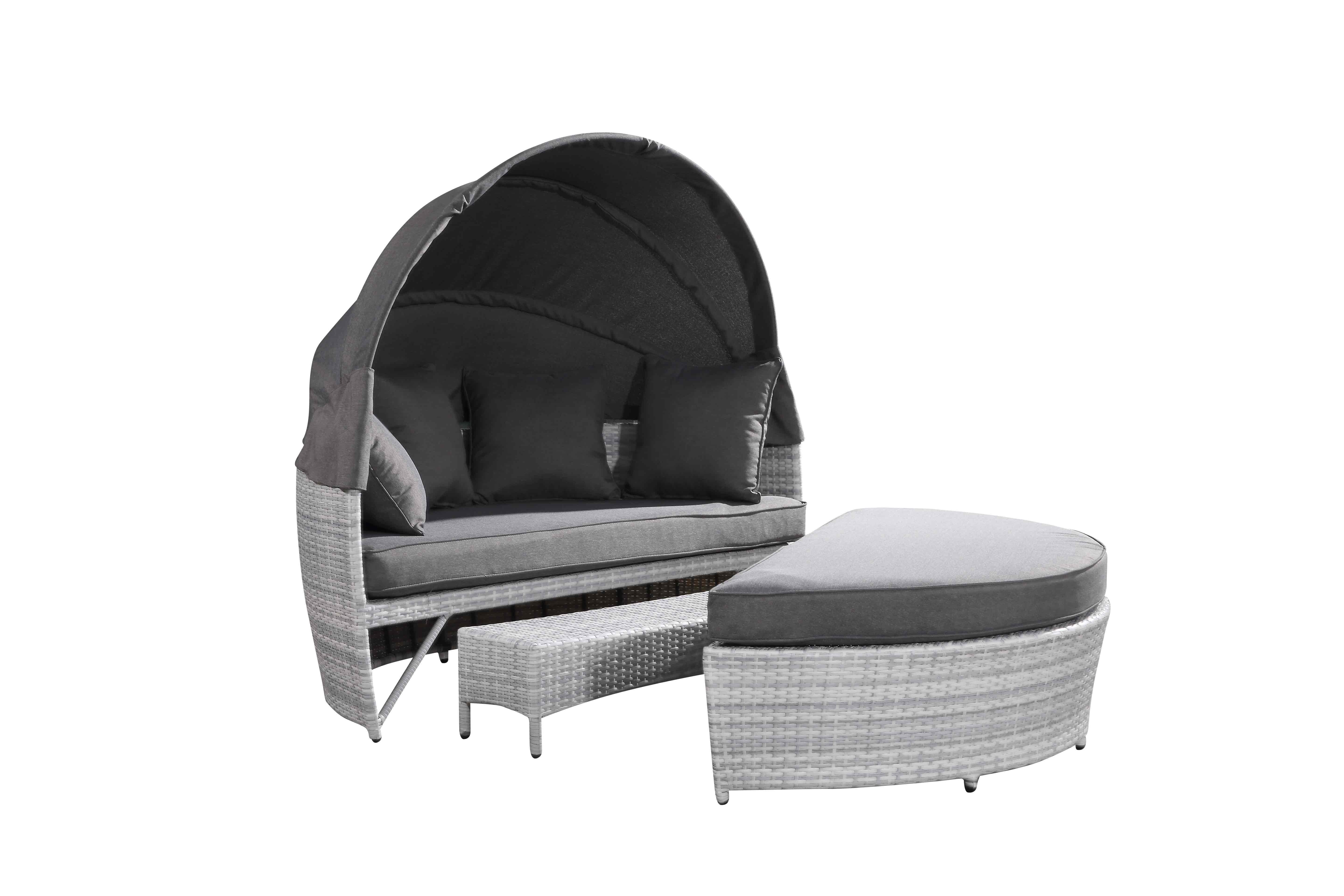 Изображение товара Шезлонг-трансформер Фиджи с тентом и подушками