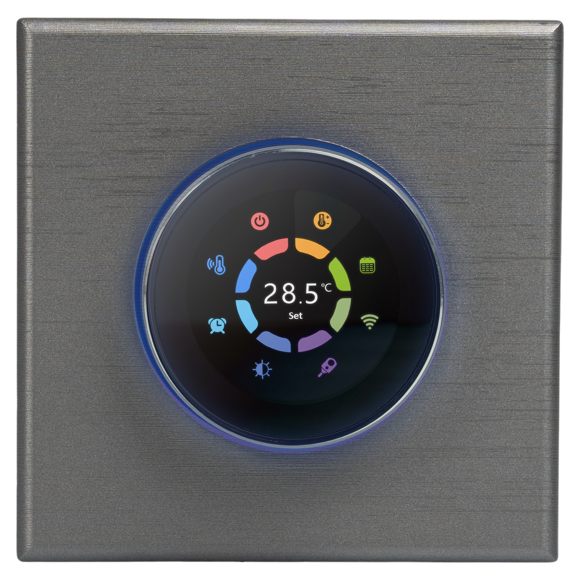 Изображение товара Терморегулятор для теплого пола Skybeam BHT-001-GB11 электронный программируемый с Wi-Fi цвет серый