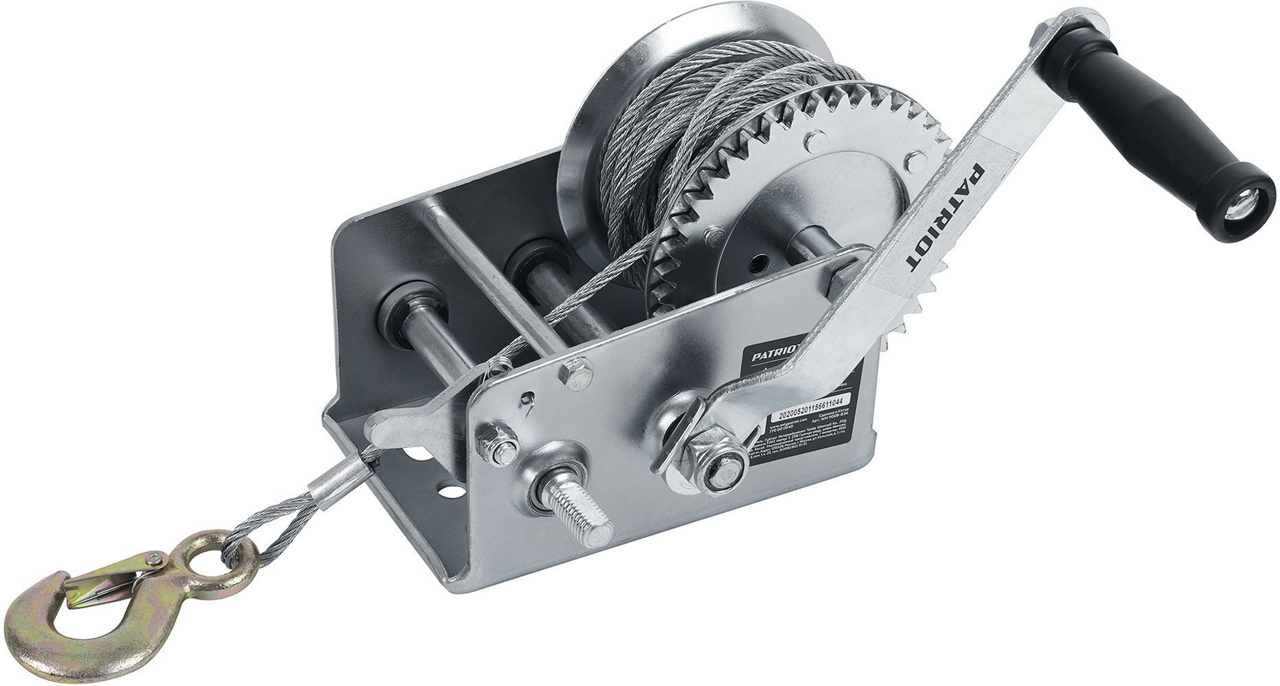 Изображение товара Лебедка барабанная Patriot WH1500B ручная для грузов до 1500 кг