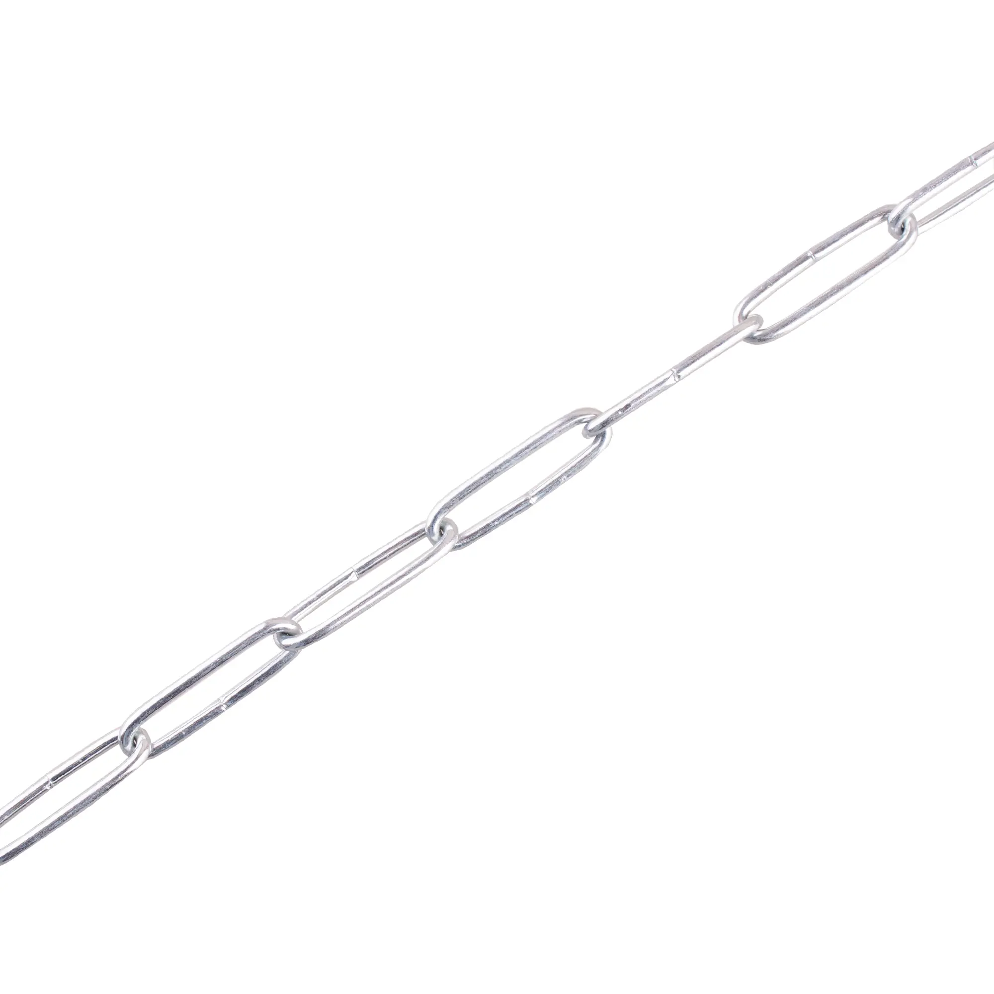 Цепь 2 мм длинное звено 5 м сталь оцинкованная