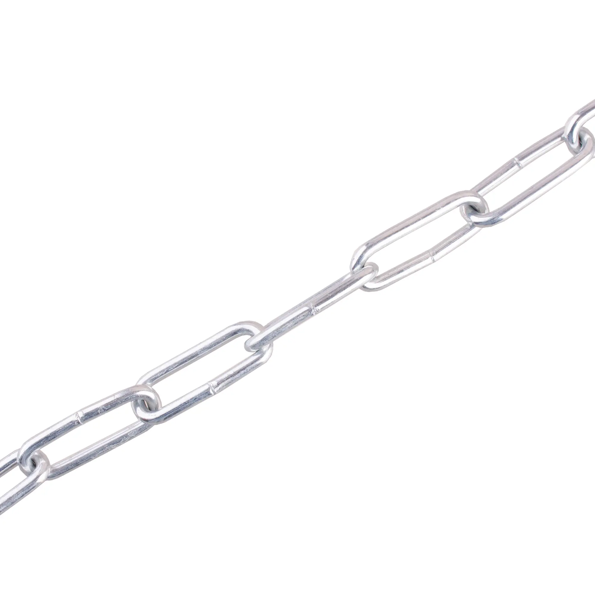 Цепь 4 мм длиннозвенная 10 м оцинкованная сталь рабочая нагрузка 100 кг