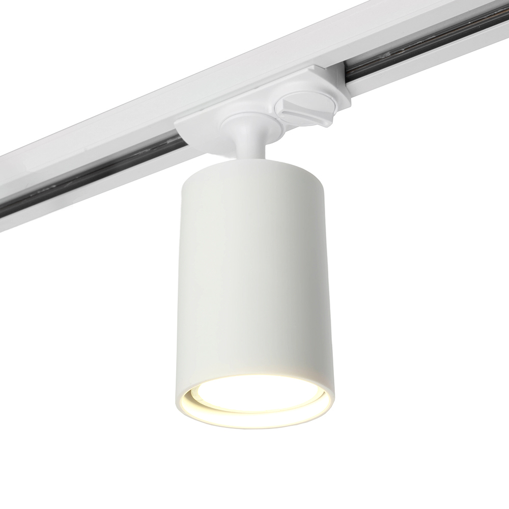 Изображение товара Трековый светильник спот Feron AL142 под лампу GU10 однофазный цвет белый