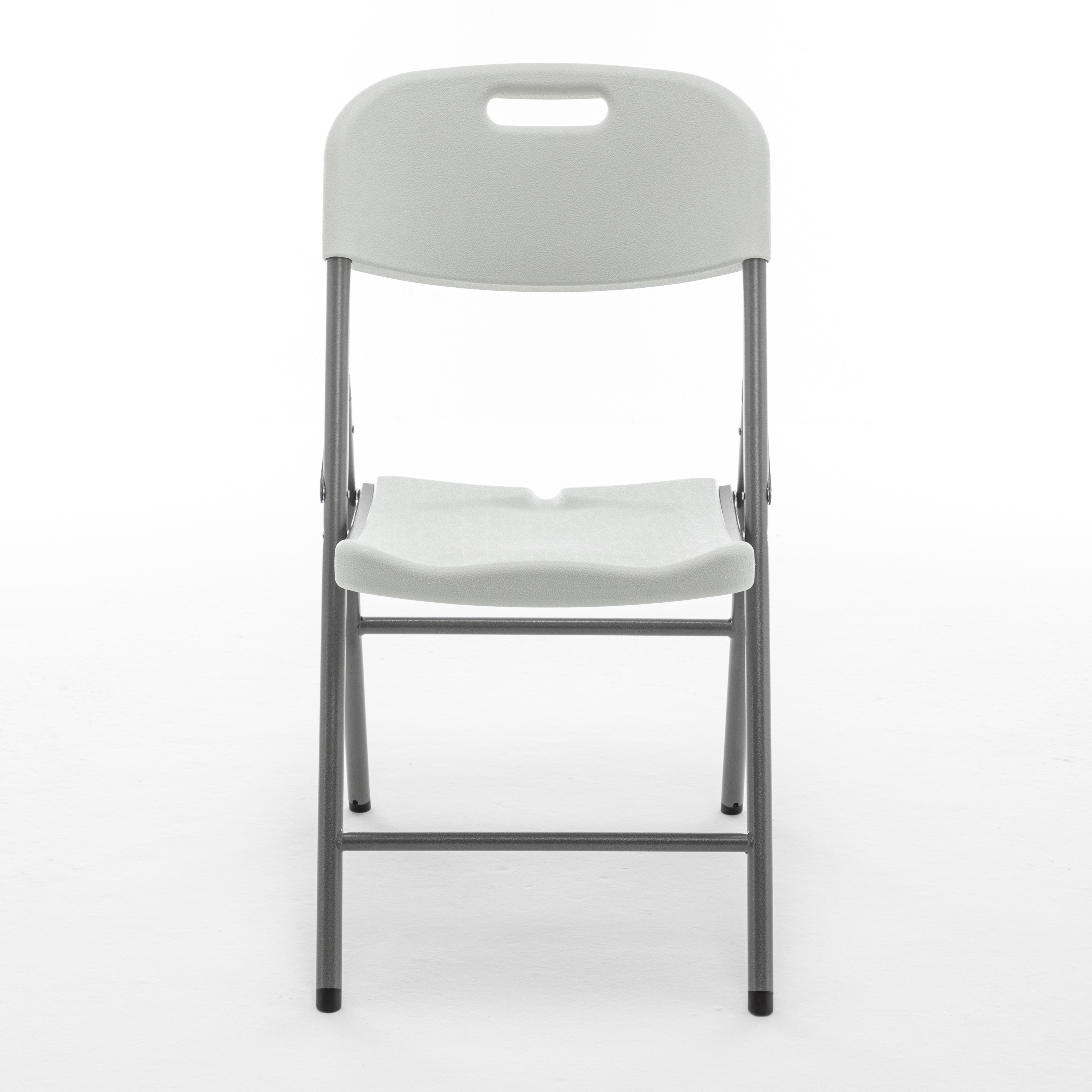 Изображение товара Стул складной Zalger Garden Sandy 57x46x83 см пластик и сталь белый