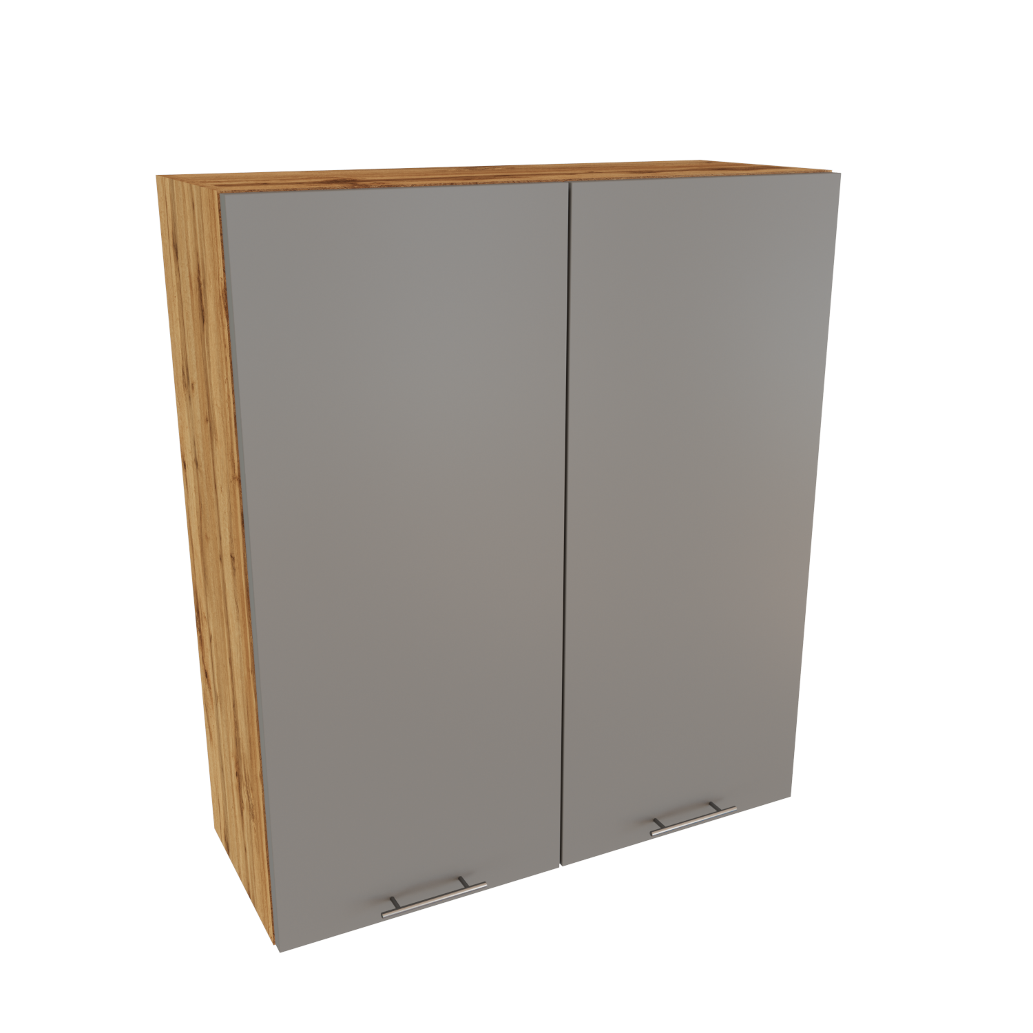 Изображение товара Шкаф 601845546026 Сурская мебель 80x92x31.8 см МДФ цвет серый