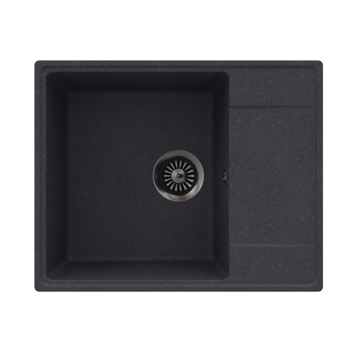 Изображение товара Мойка для кухни врезная Maunfeld MFQS-605DGR 20x48.5 см глубина чаши 18 см кварц цвет темно-серый