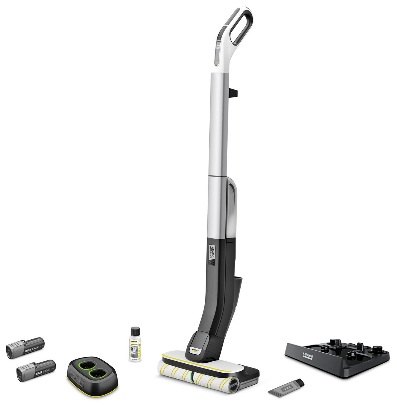 Изображение товара Вертикальный пылесос Karcher FC 4-4 Battery Set для влажной и сухой уборки