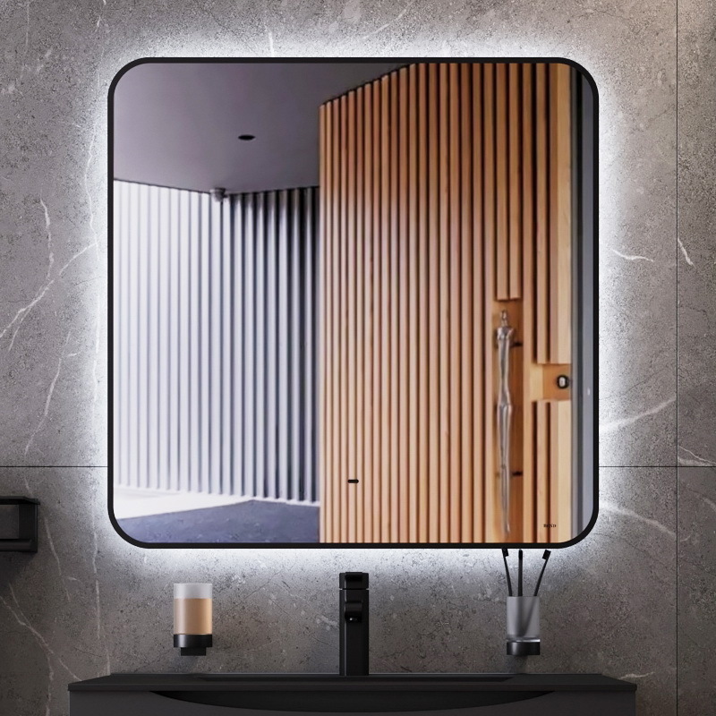 Изображение товара Зеркало для ванной Bond M35ZE-8080 с подсветкой 80x80 см квадратное IP44