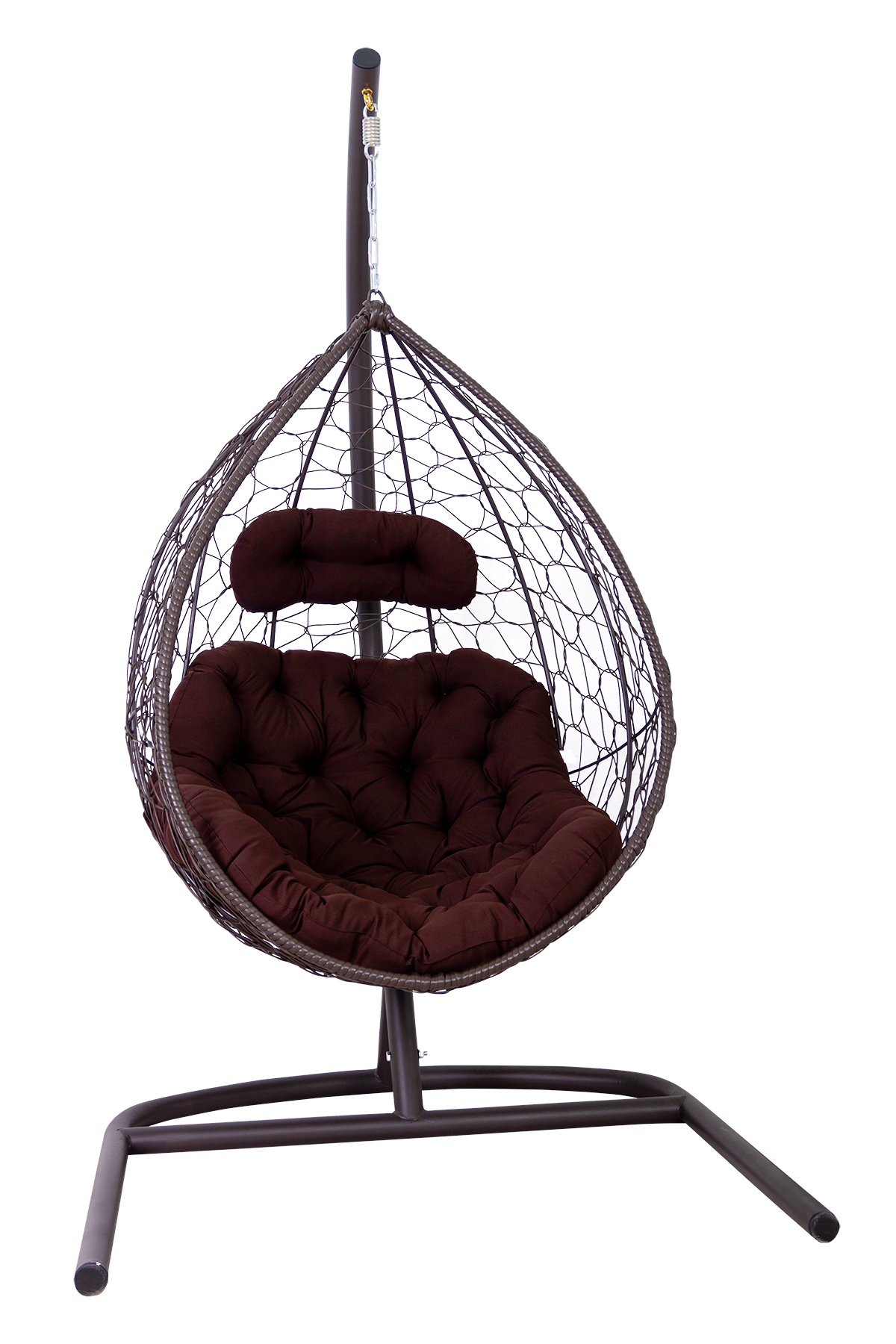 Изображение товара Кресло подвесное Гранада GREENGARD КПГШ-ЛМ25 коричневое для улицы и помещения