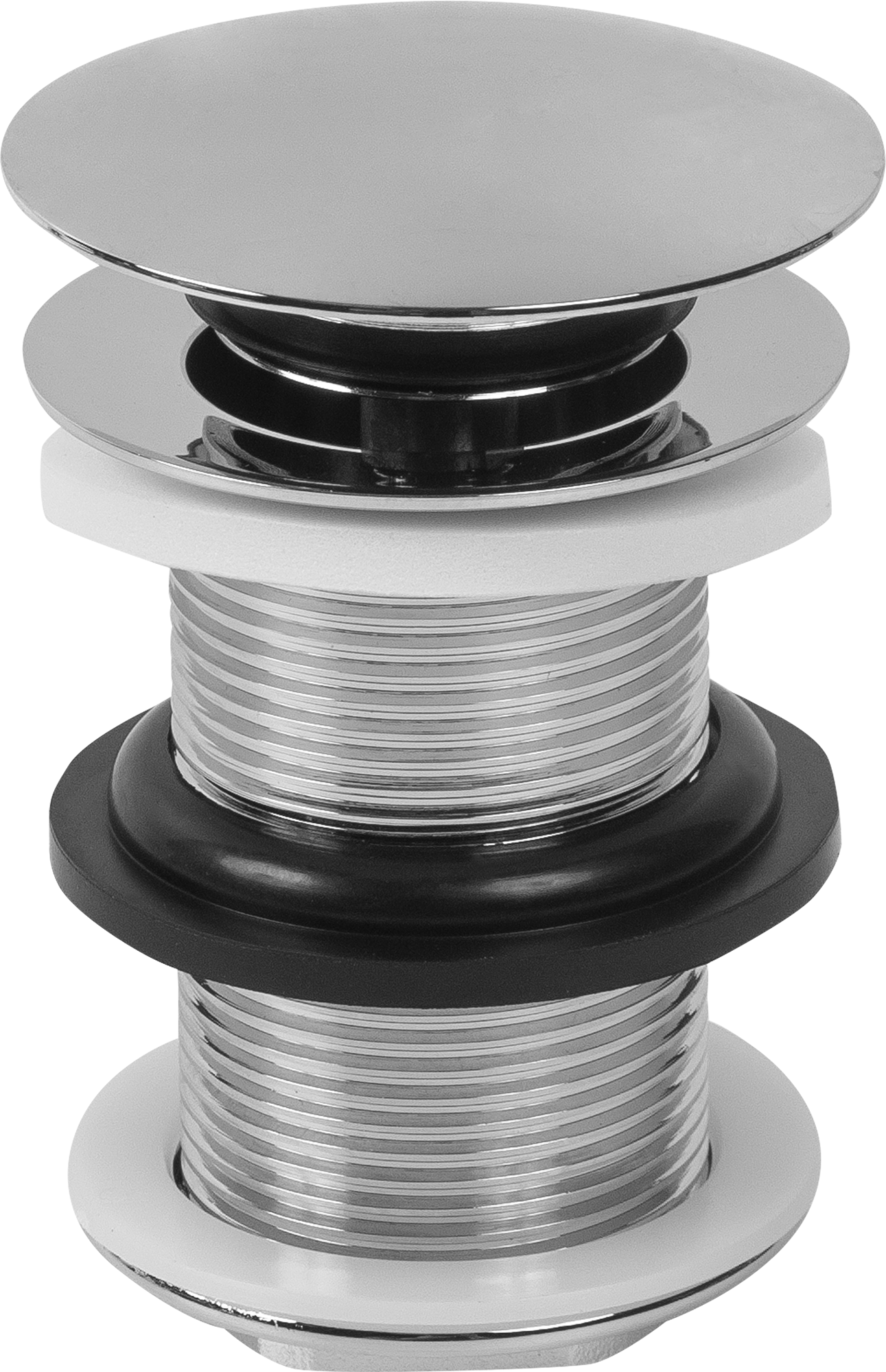 Изображение товара Выпуск для раковины MONLID 40 мм клик-клак хром никелированное покрытие