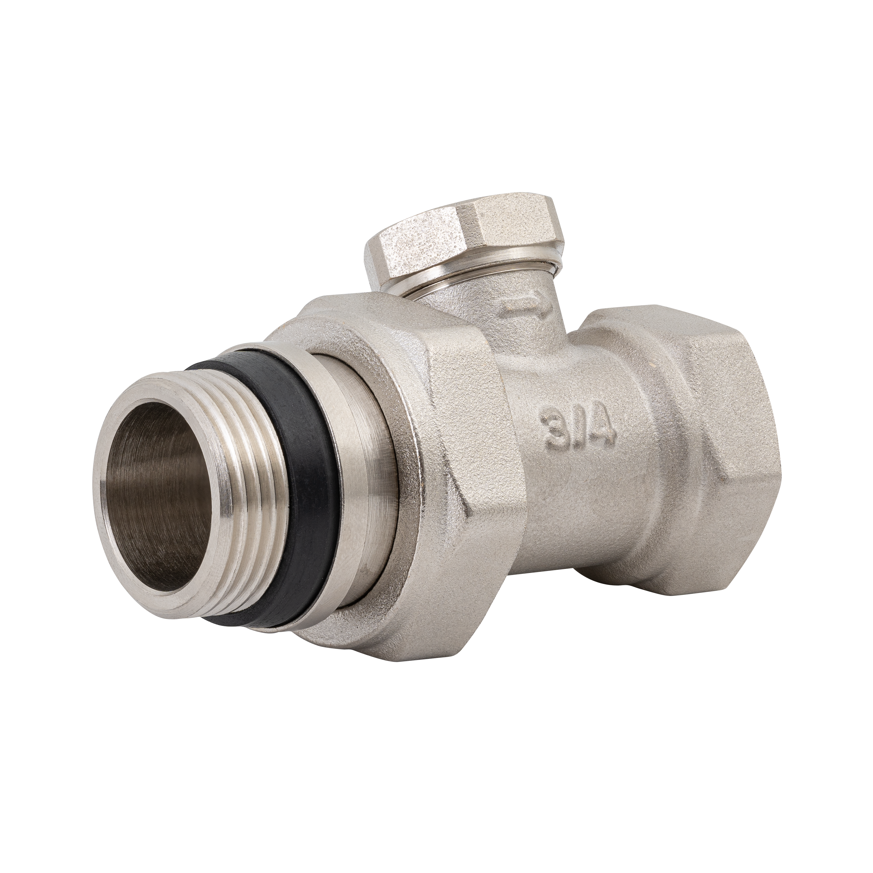 Изображение товара Клапан для радиатора прямой 3/4" латунь MONLID надежное устройство для отопления