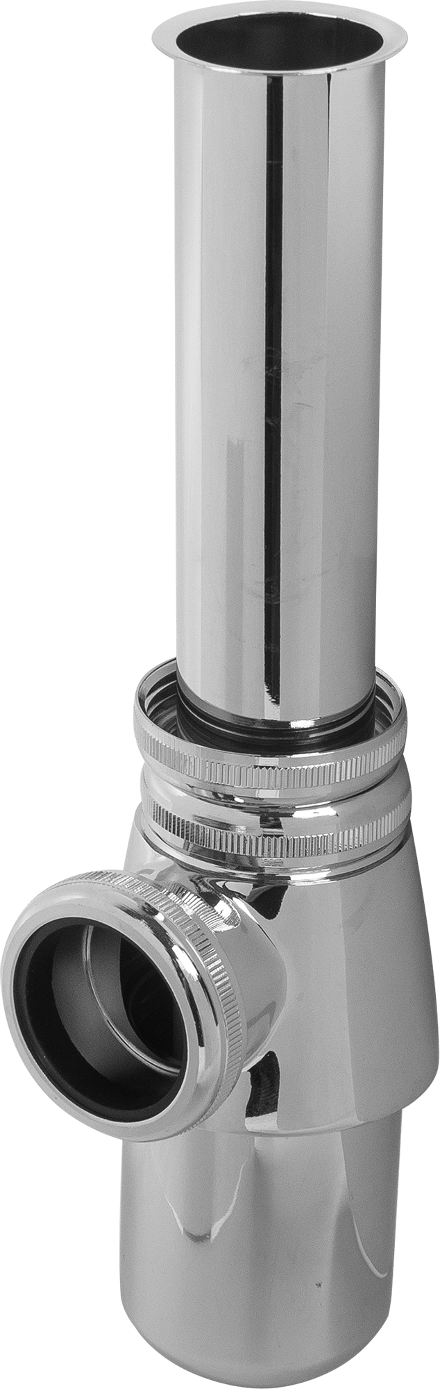 Изображение товара Сифон для раковины Monlid 32 мм без выпуска хром регулируемый, монтаж легко