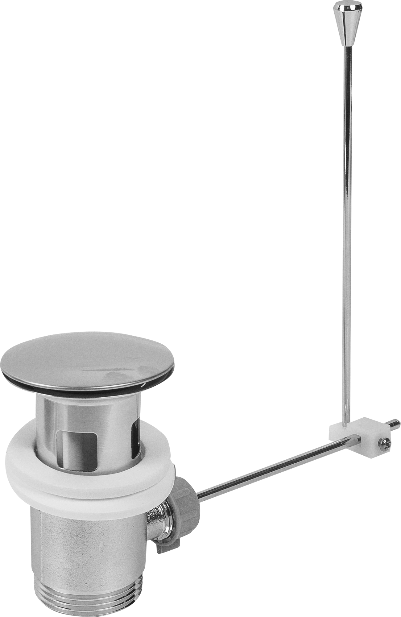 Изображение товара Выпуск для раковины MONLID 40 мм рычаг с переливом хром