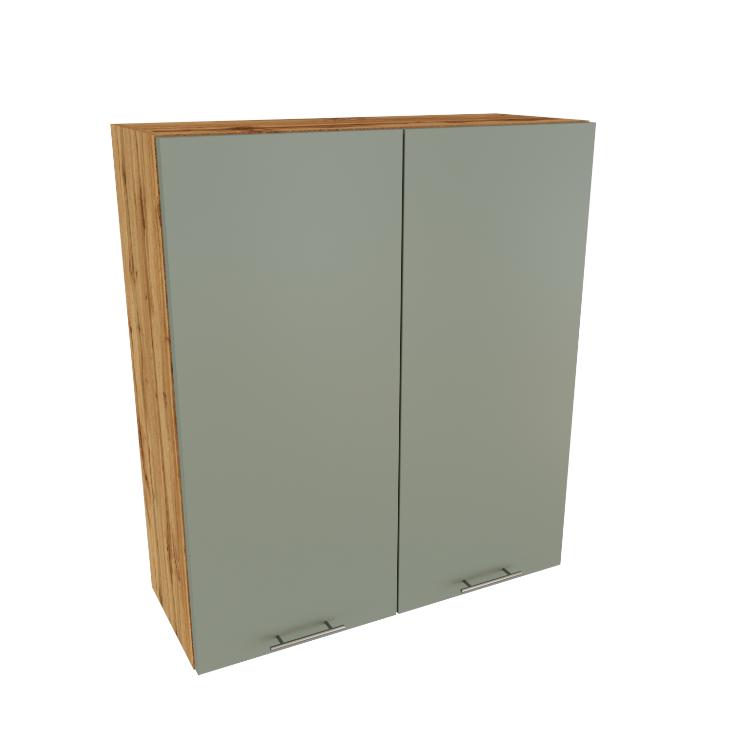 Изображение товара Навесной шкаф для кухни Валерия 80x92 см голубая лагуна матовый