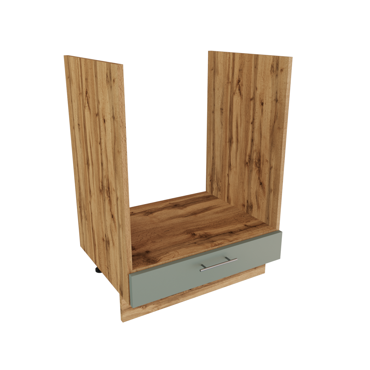 Изображение товара Шкаф 601845546153 Сурская мебель 60x81.6x47.8 см МДФ цвет голубая лагуна