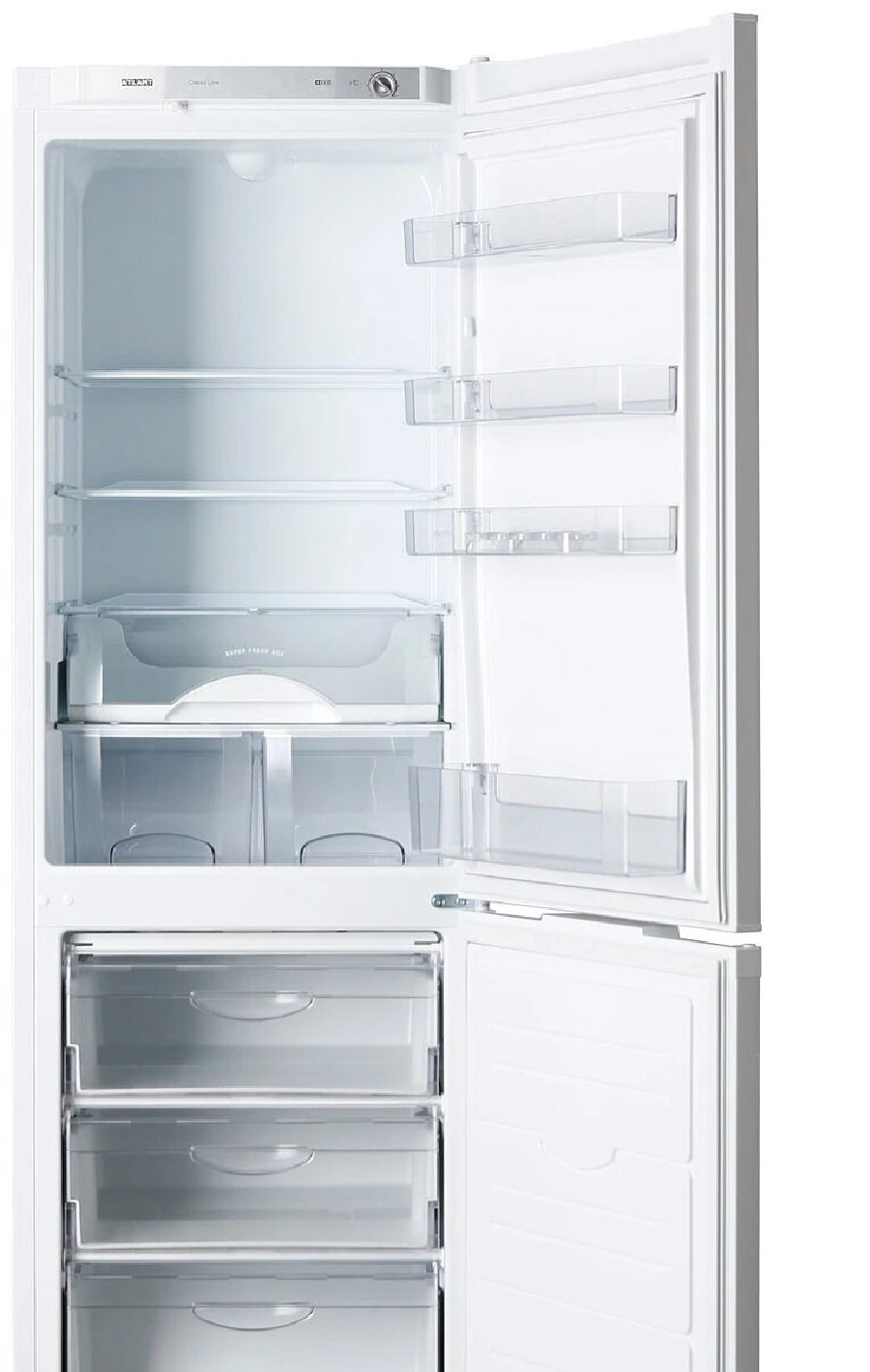 Изображение товара Холодильник ATLANT 4721-101 двухкамерный белый 60x183 см с зоной свежести