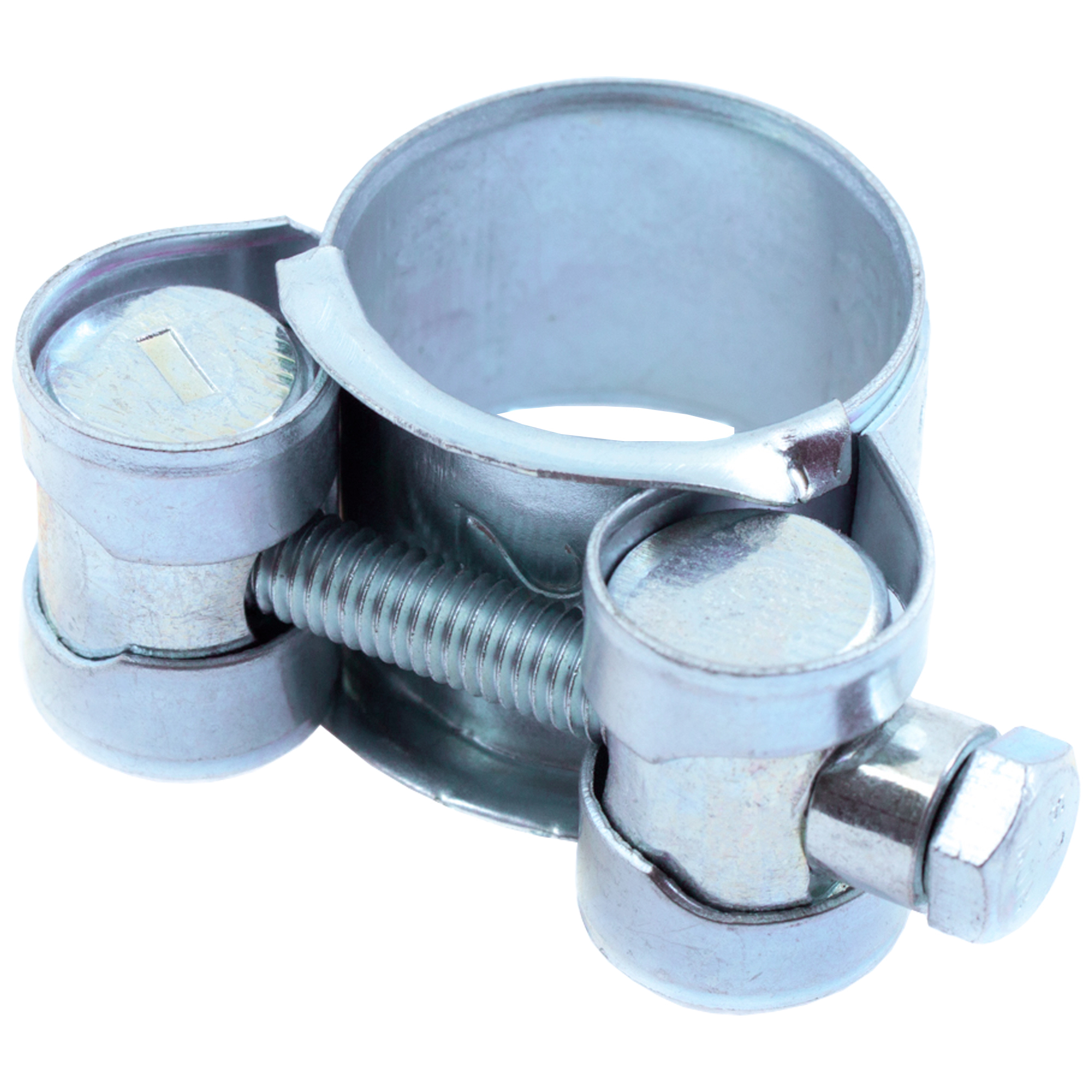 Изображение товара Хомут силовой оцинкованный 23-25 мм - крепеж для труб и шлангов