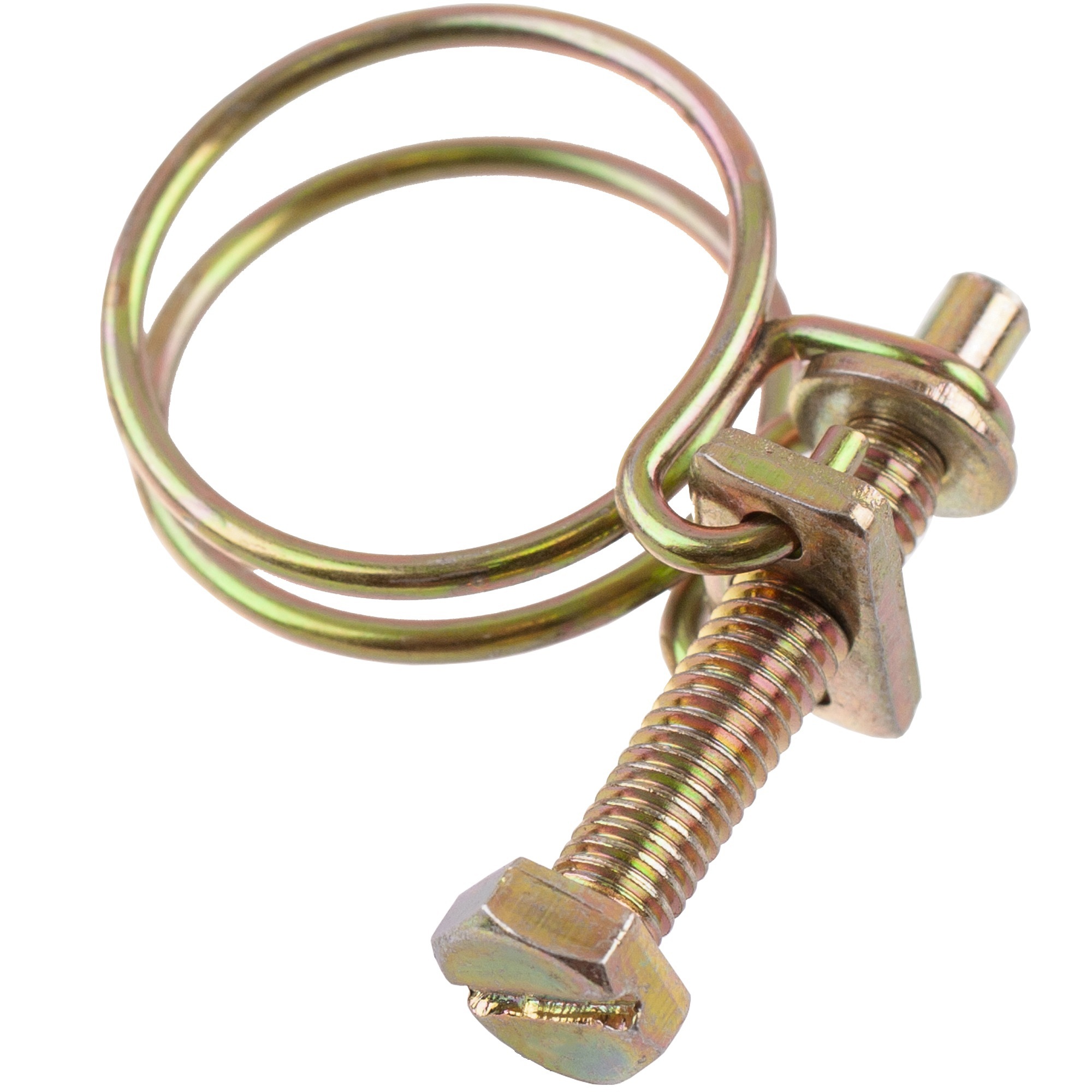 Изображение товара Хомут проволочный оцинкованный 25-30 мм 2 шт монтажный крепеж для труб