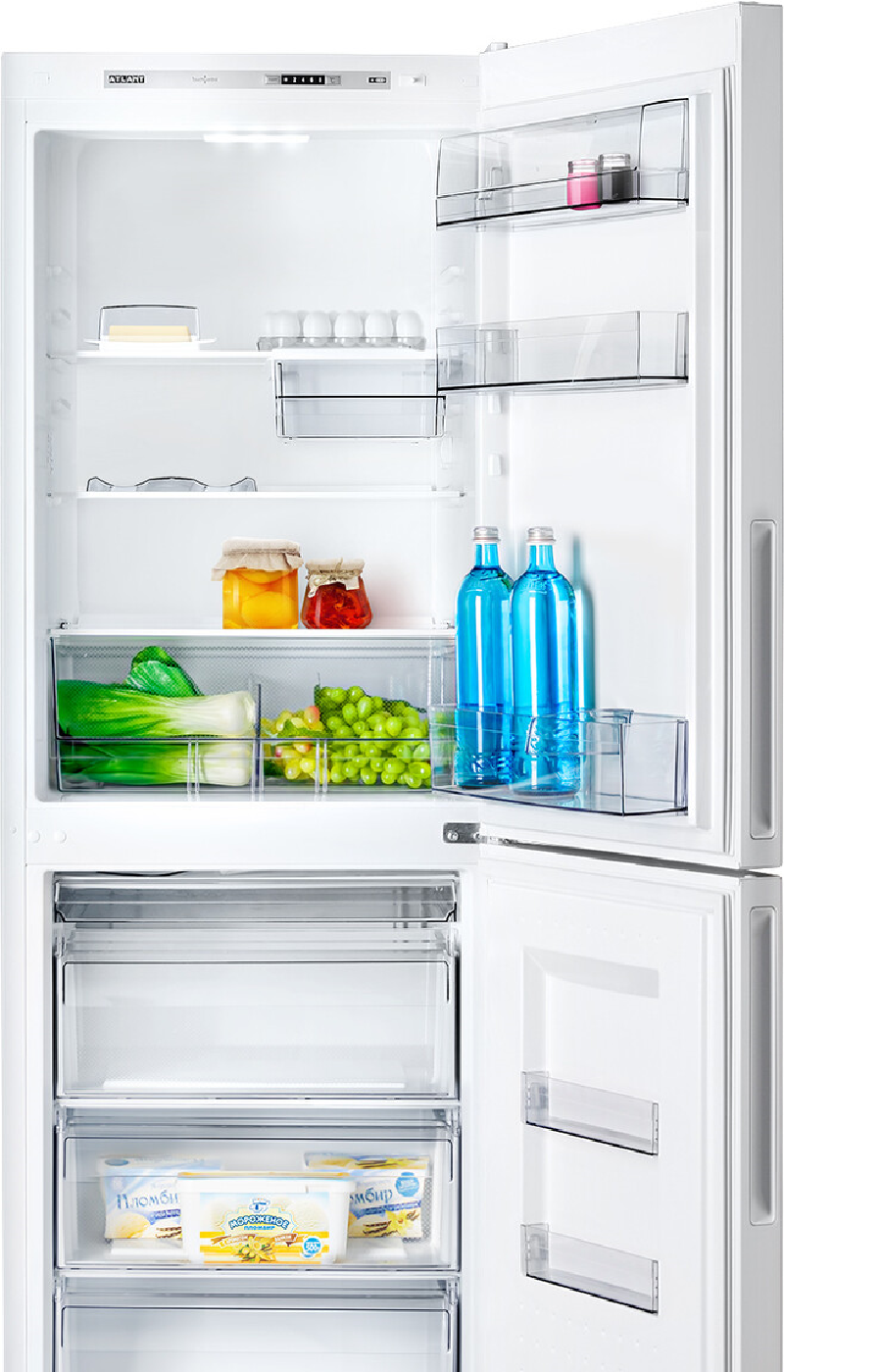 Изображение товара Холодильник Atlant 4619-101 двухкамерный белый с зоной свежести и антик бактериальной защитой