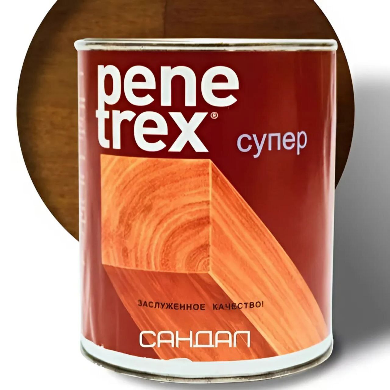Изображение товара Защитно-декоративное покрытие Penetrex Супер сандал 0.8л для внутренней и внешней отделки