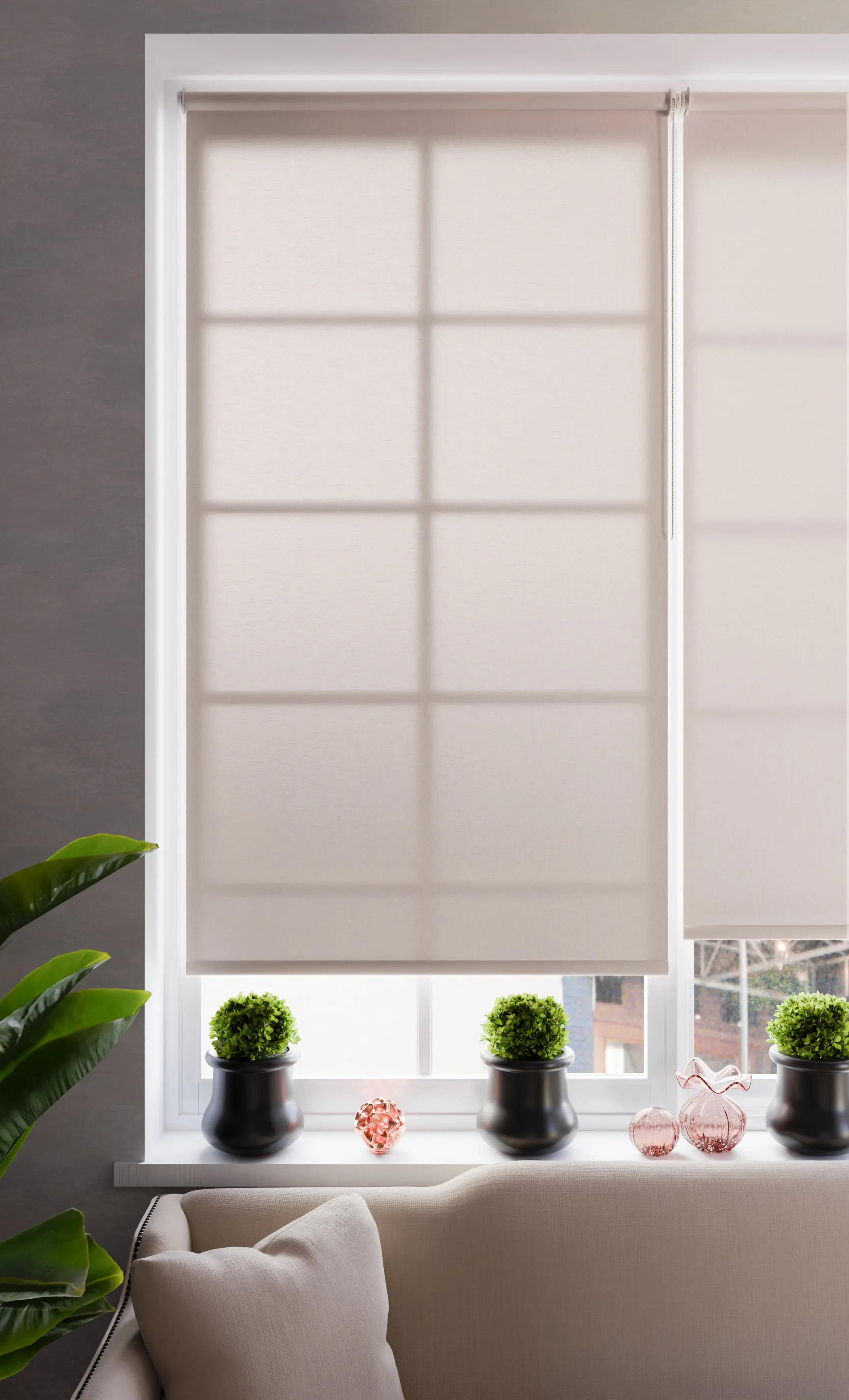 Штора рулонная Astar 70x160 см персиковая - 8