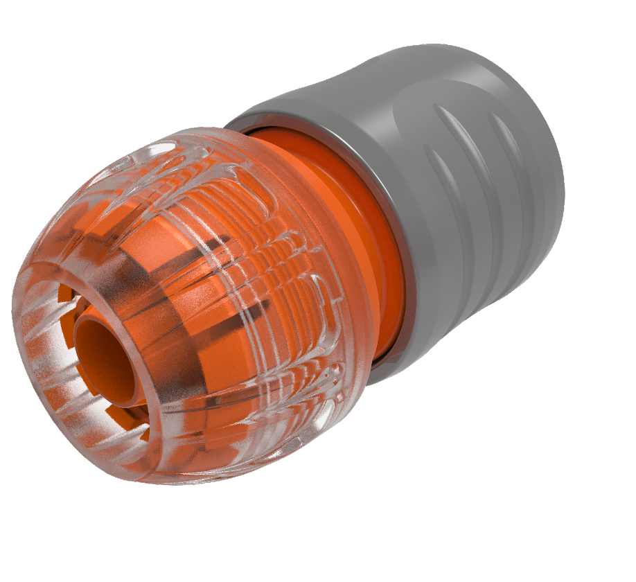 Изображение товара Коннектор для шланга быстросъемный с автостопом RTS К12С.01.00.A 1/2"