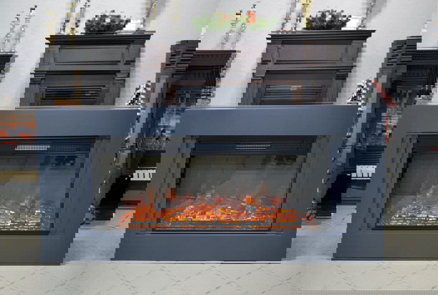 Изображение товара Каминокомплект Inter Flame Старлайн графит с очагом FreeSpace 60 1500Вт