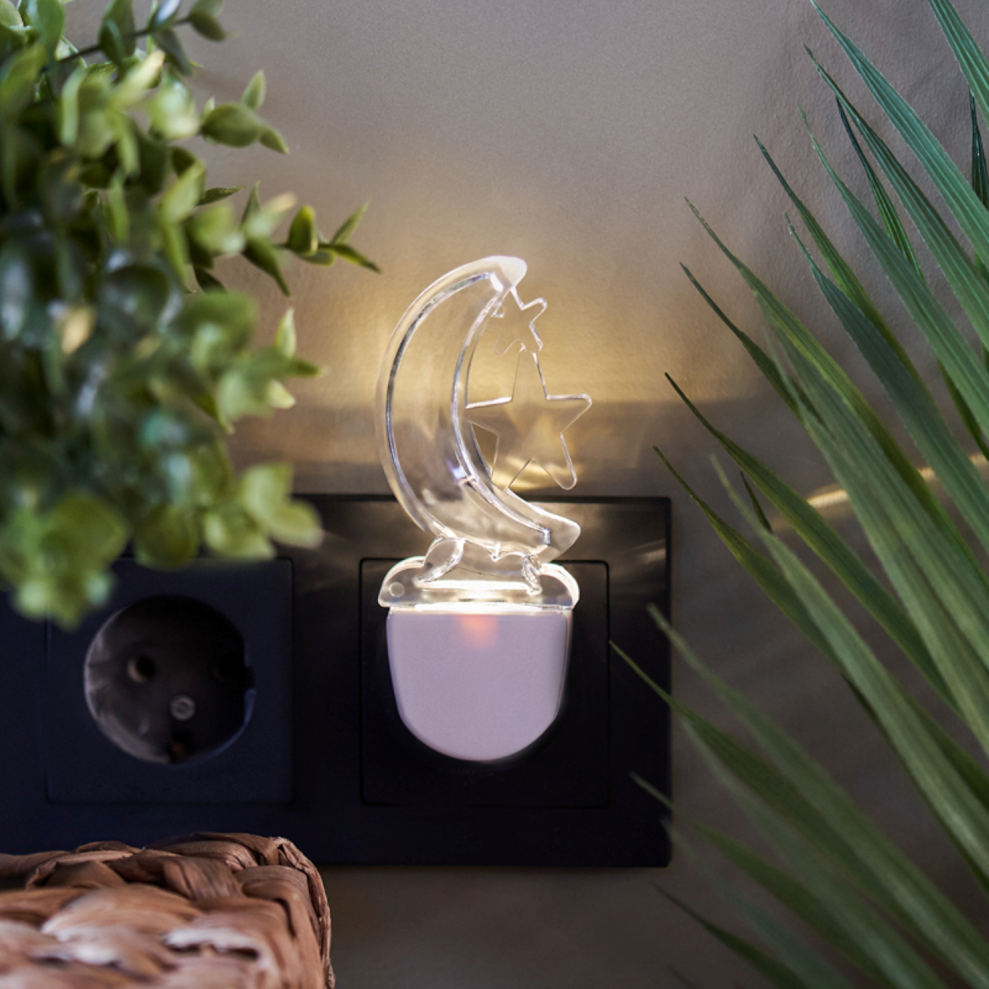 Ночник светодиодный Rexant Лунная ночь белый свет