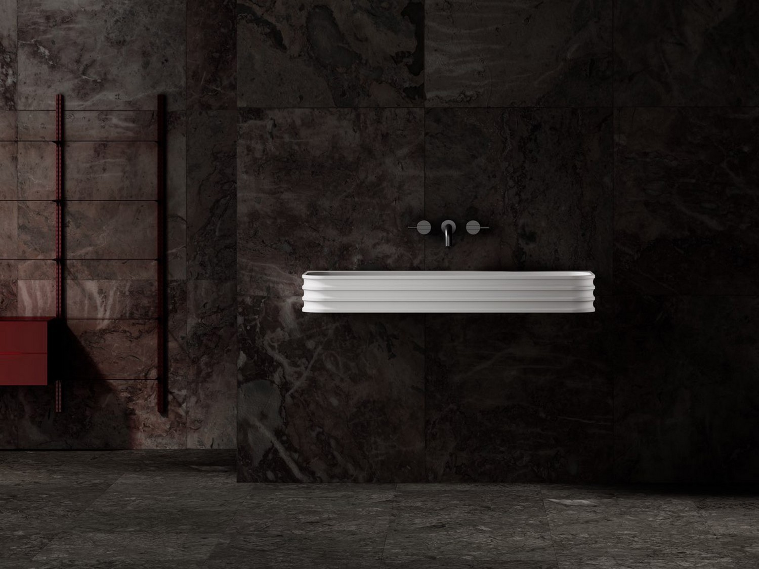 Изображение товара Раковина подвесная ABBER Stein AS2651-1.0 Белый матовый 100 см