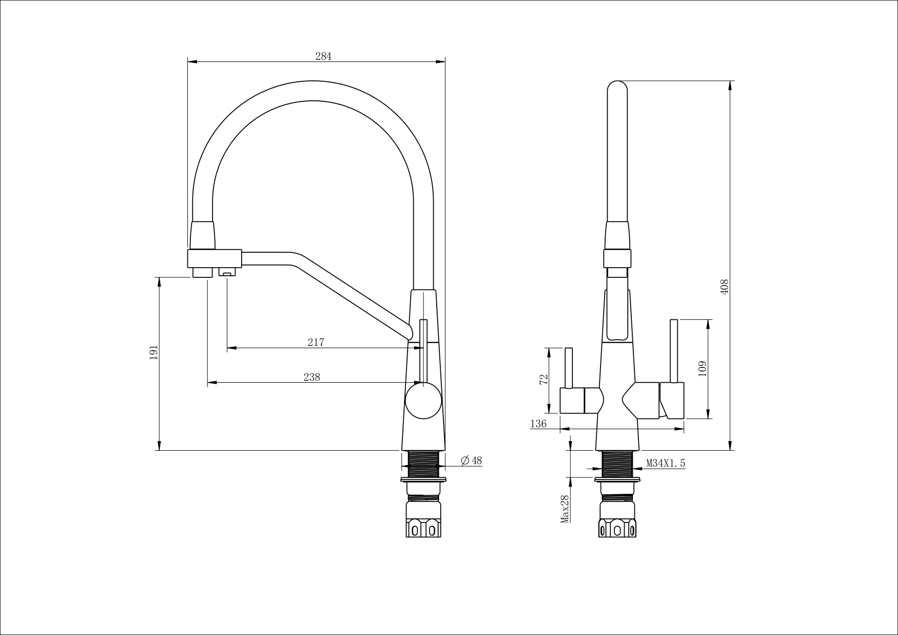 Изображение товара Смеситель SPLENKA S71.62.03 с гибким изливом 19 см, золотой сатин