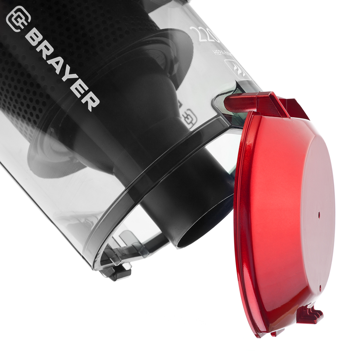 Изображение товара Пылесос с контейнером Brayer Br4202 2200 Вт 2.5 л цвет красный черный