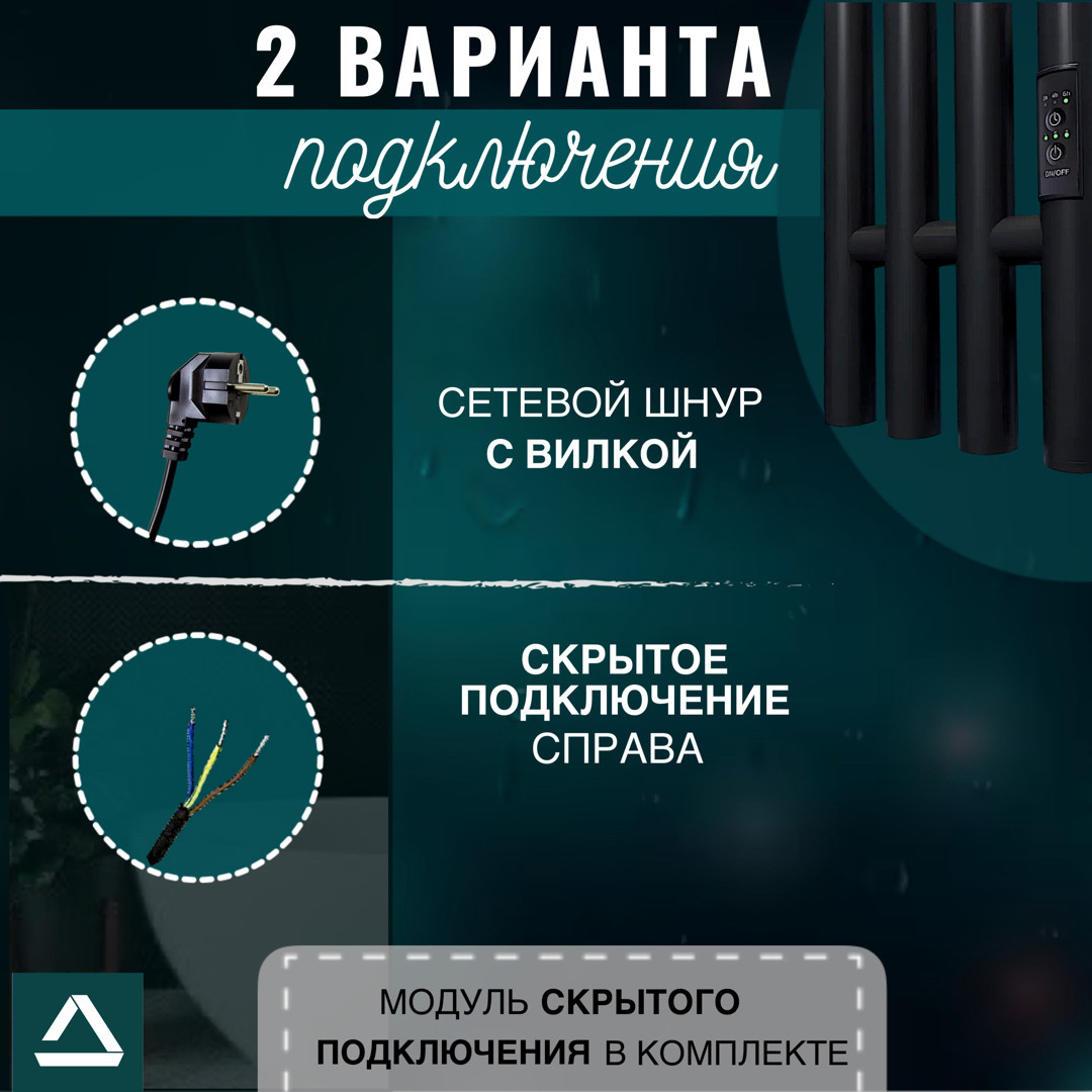 Изображение товара Полотенцесушитель электрический Termoprime Арт3 150x1200 мм 75 Вт