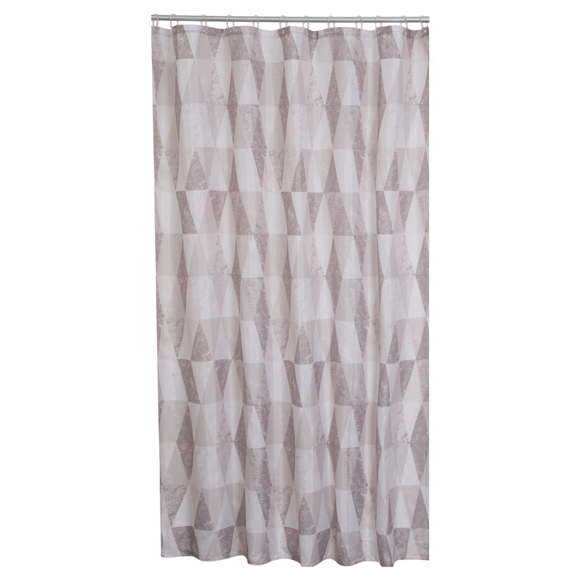 Изображение товара Штора для ванной Vidage Лерма 180x200 см полиэстер водостойкая бело-серая