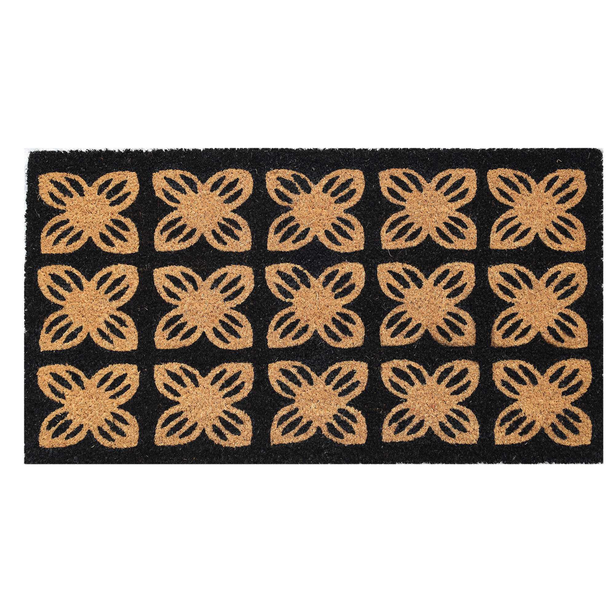 Изображение товара Коврик грязезащитный Kera 1 40х75 см кокос цвет бежевый