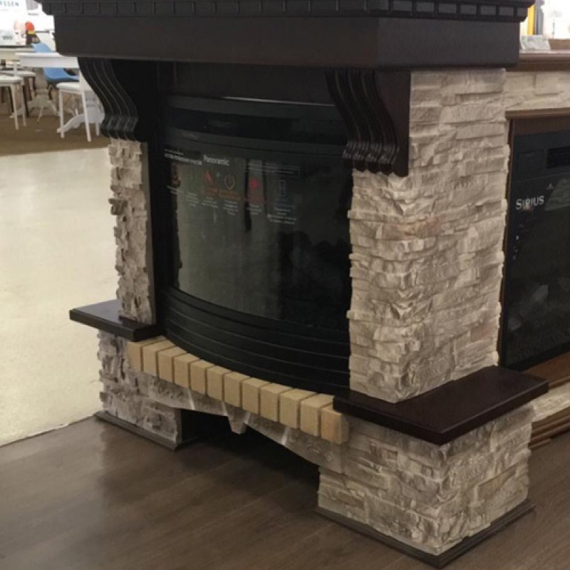 Изображение товара Электрический камин-комплект Inter Flame Экстер Прованс с 3D пламением и обогревом 1700 Вт