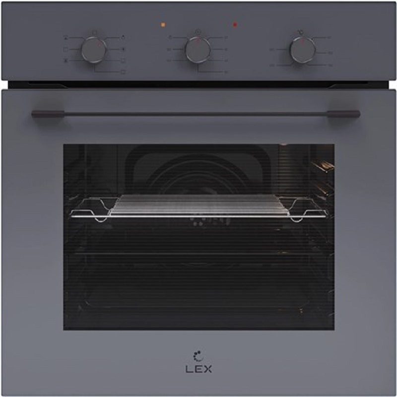 Изображение товара Духовой шкаф Lex EDM 075 GR 59.5x59.5x53 см цвет темно-серый