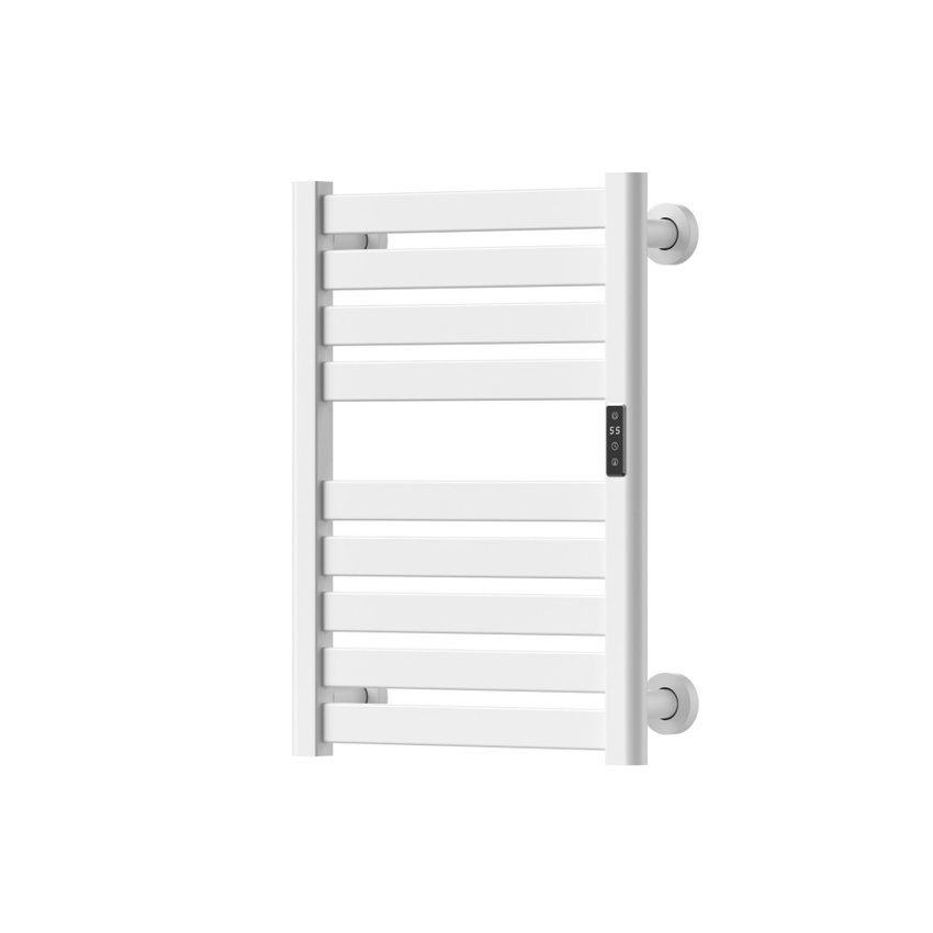 Изображение товара Полотенцесушитель электрический Bauedge Elite Elegant White AF0029 450x600 мм 300 Вт лесенка цвет белый матовый
