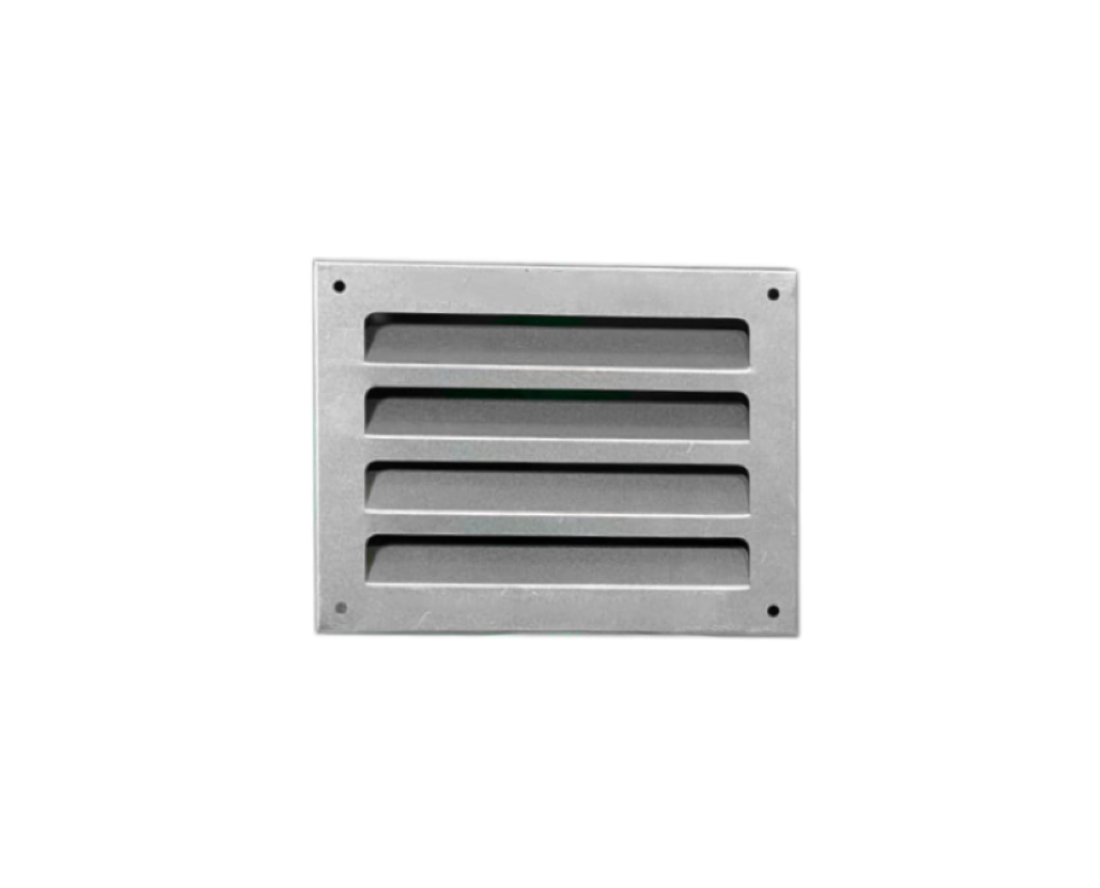 Изображение товара Решетка вентиляционная Шамрай RG0251501 150x250 мм оцинкованная сталь цвет серый