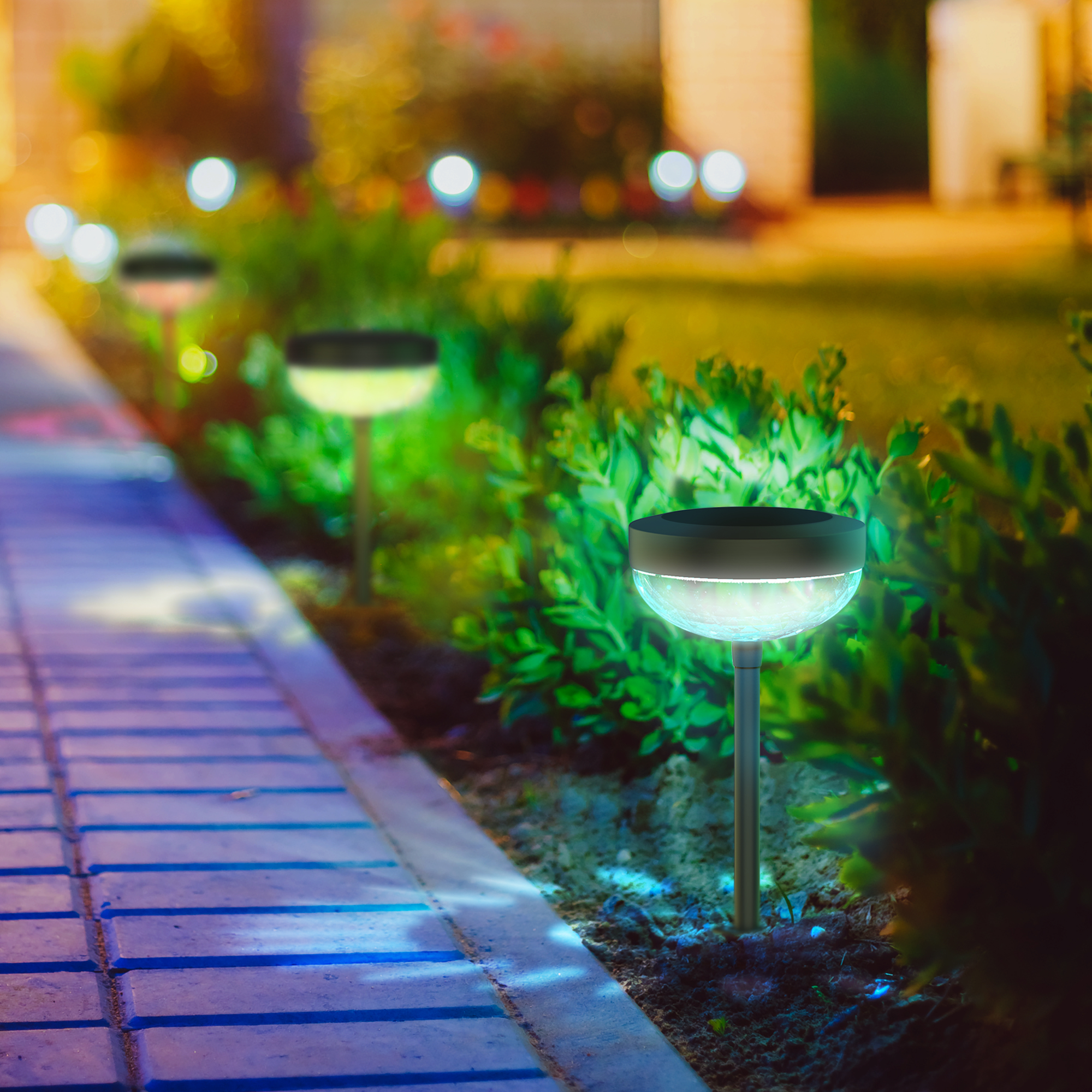 Изображение товара Светильник в грунт KREAFORTA Volkmar на солнечных батареях 47 см