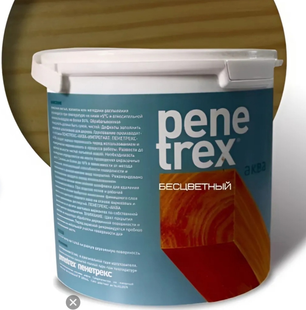 Изображение товара Защитно-декоративный антисептик PENETREX Аква Сосна 2.3л для внутренней и наружной отделки