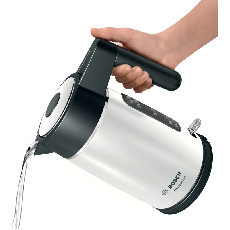 Изображение товара Электрический чайник 1.7 л Bosch TWK5P471 нержавеющая сталь цвет белый