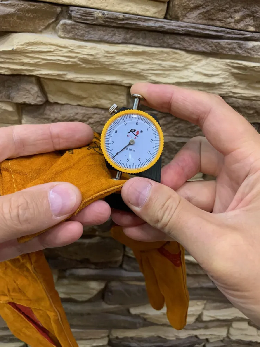 Изображение товара Перчатки силикон спилок Masterpro 12025-kslw-11-2 11/xxl цвет коричневый, 2 пары