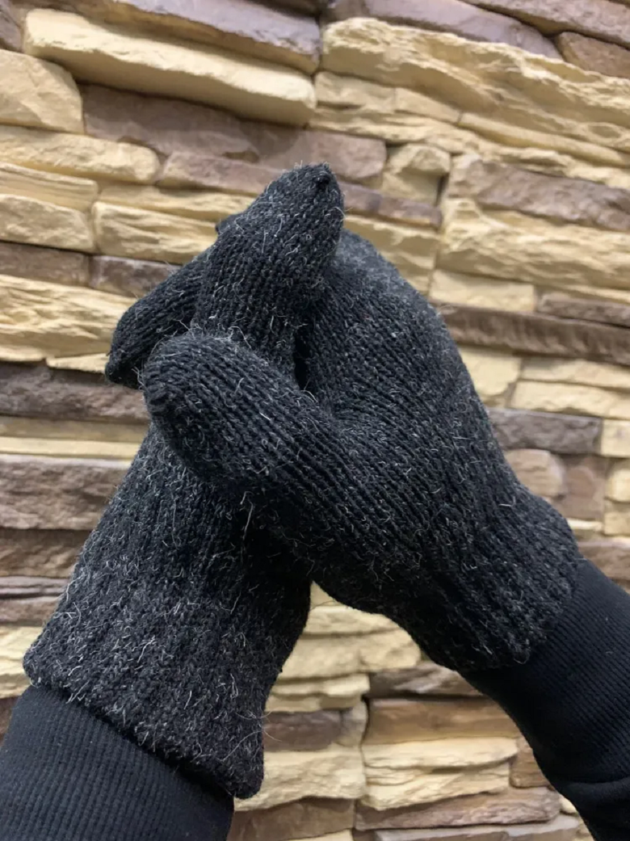 Изображение товара Перчатки шерсть хлопок Masterpro 16507-tt3с-1 9/l цвет черный