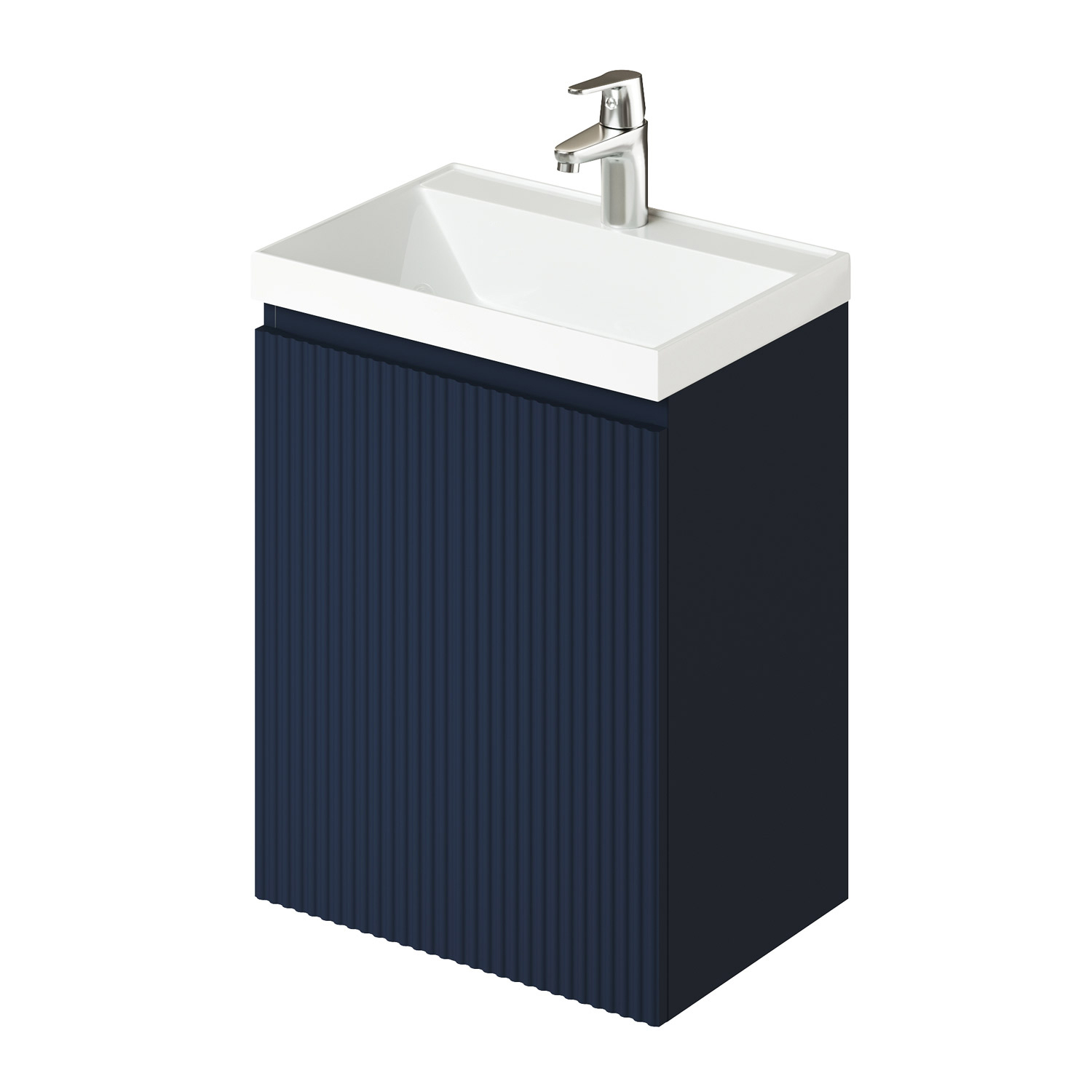 Изображение товара Тумба под раковину Итана Kate 49.40см подвесная цвет синий