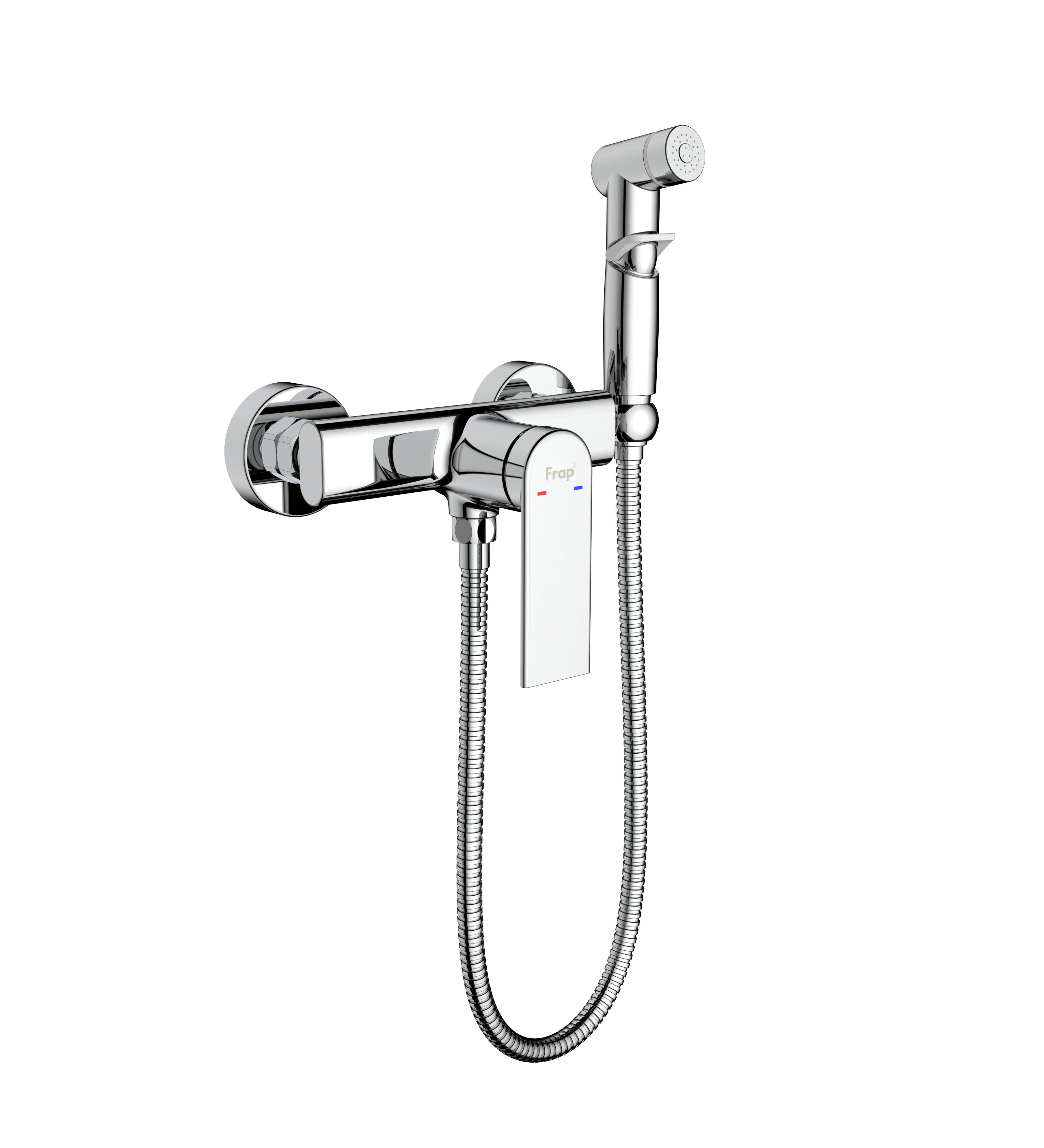 Изображение товара Гигиенический душ Frap Arne F20204, набор со смесителем, цвет хром