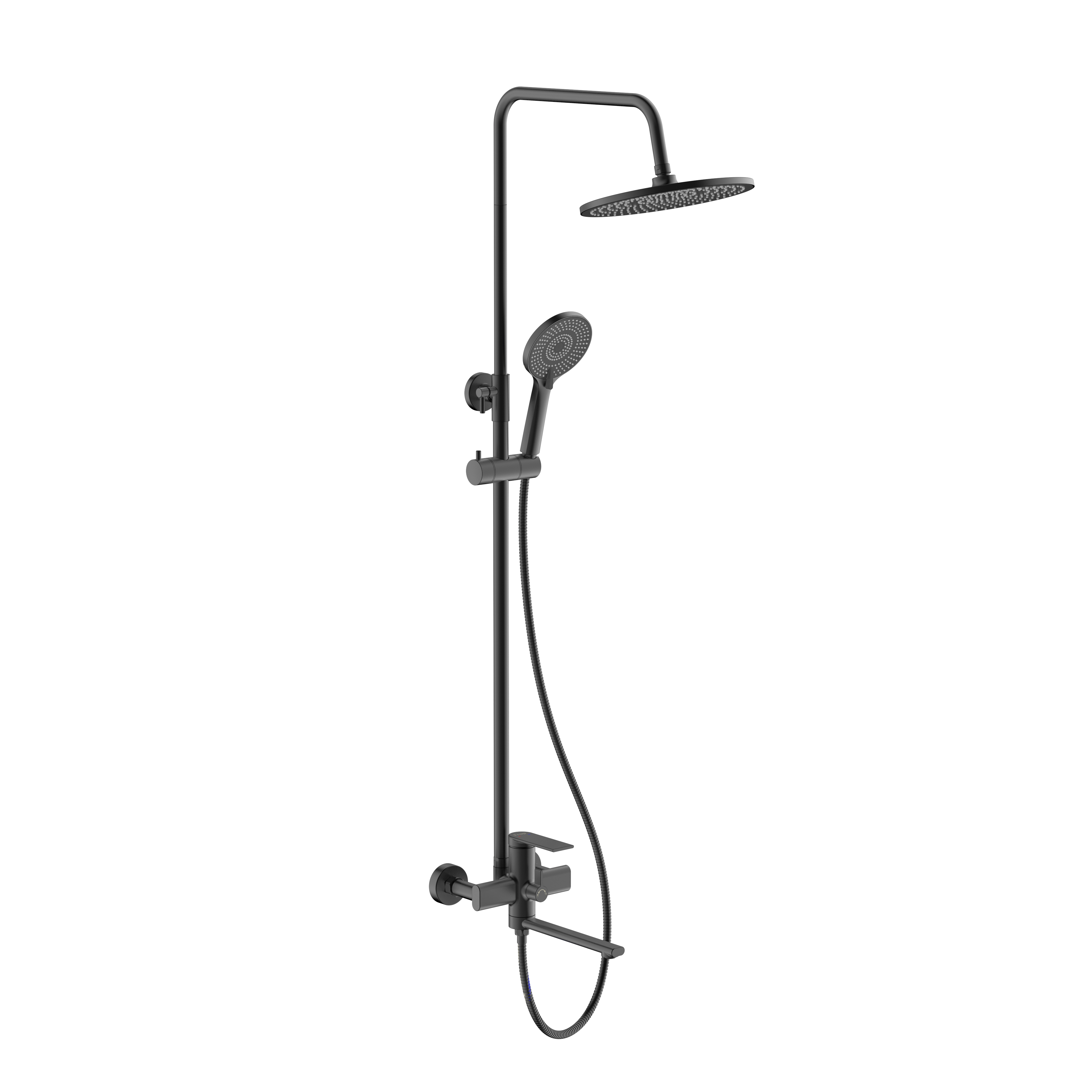 Изображение товара Душевая система Frap Arne F24204-6 со смесителем 3 режима черный матовый