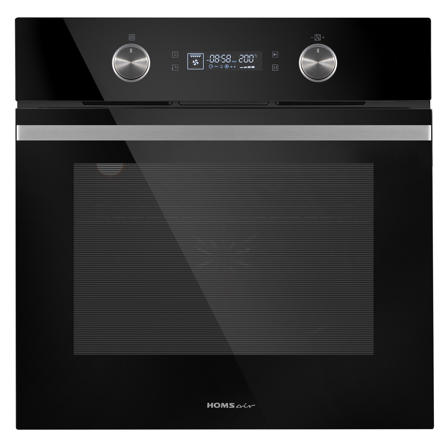 Изображение товара Духовой шкаф Homsair OEM6010BK 60 л черный встраиваемый электропечь