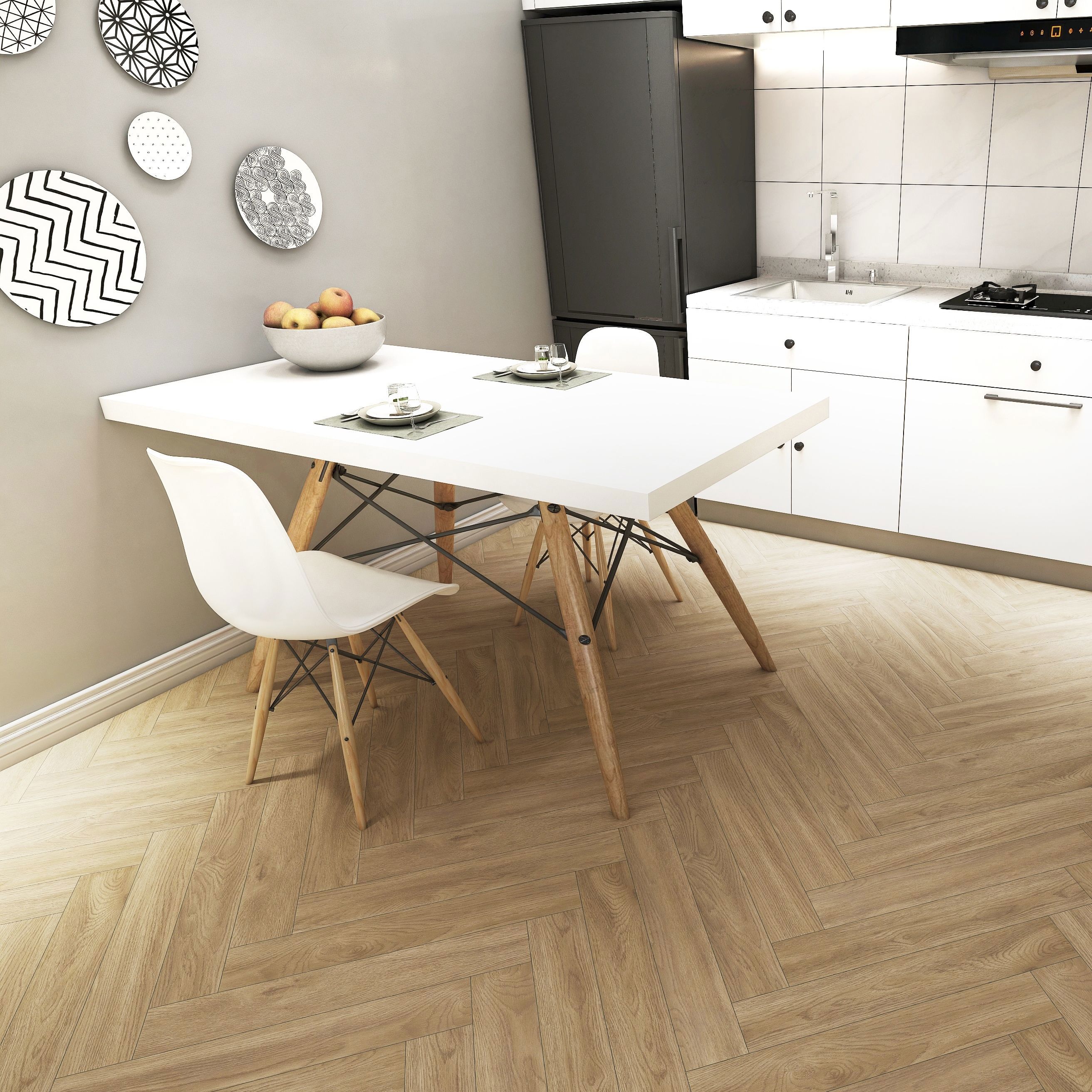 Изображение товара Ламинат Шато Лемар 33 класс 8 мм с фаской коричневый 1.92 м²