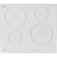 Изображение товара Индукционная варочная панель Midea MIH64721FW 4 конфорки белая 59 см