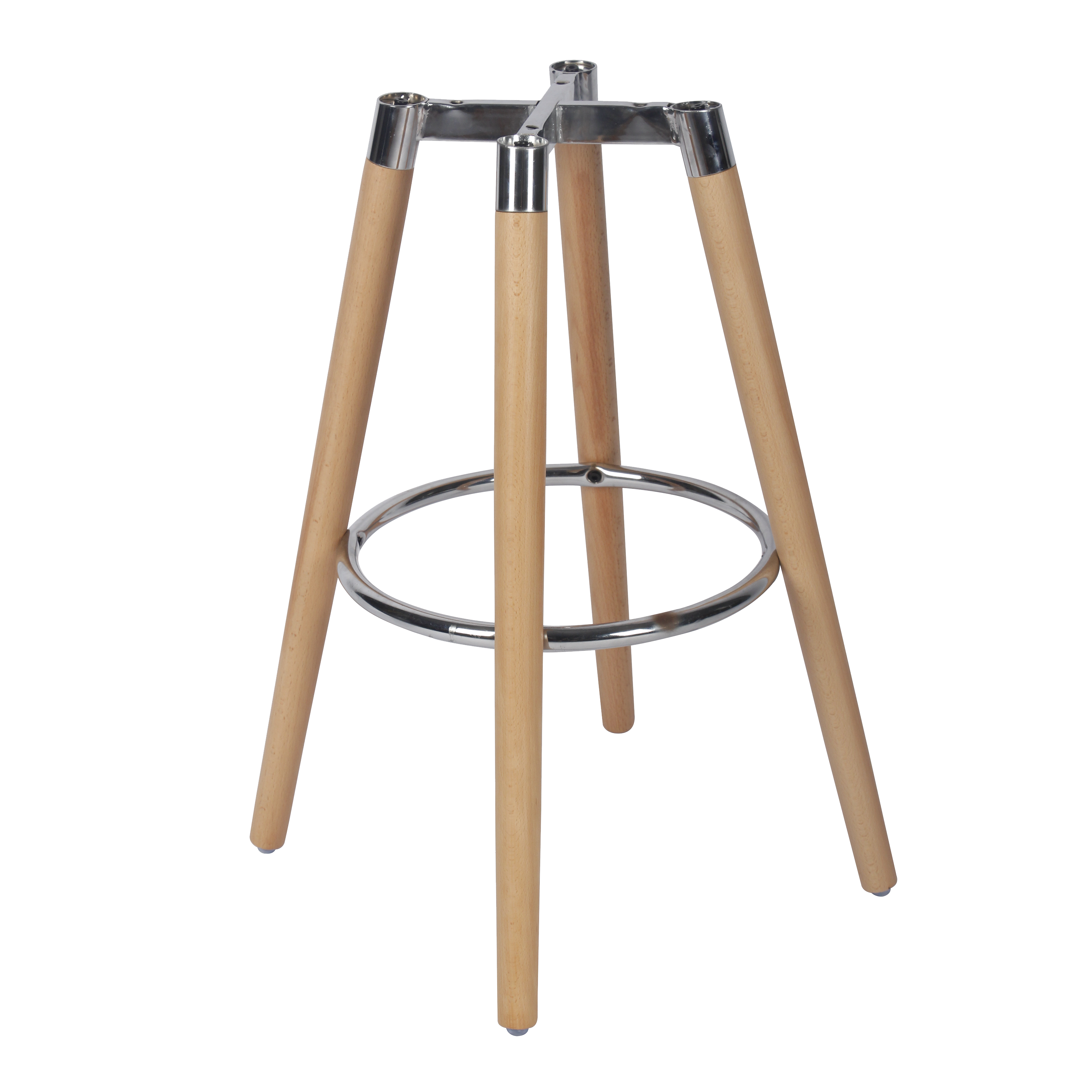 Изображение товара Основание барного стула Руан Delinia 38.2x68x38.2 см сталь/дерево цвет хром