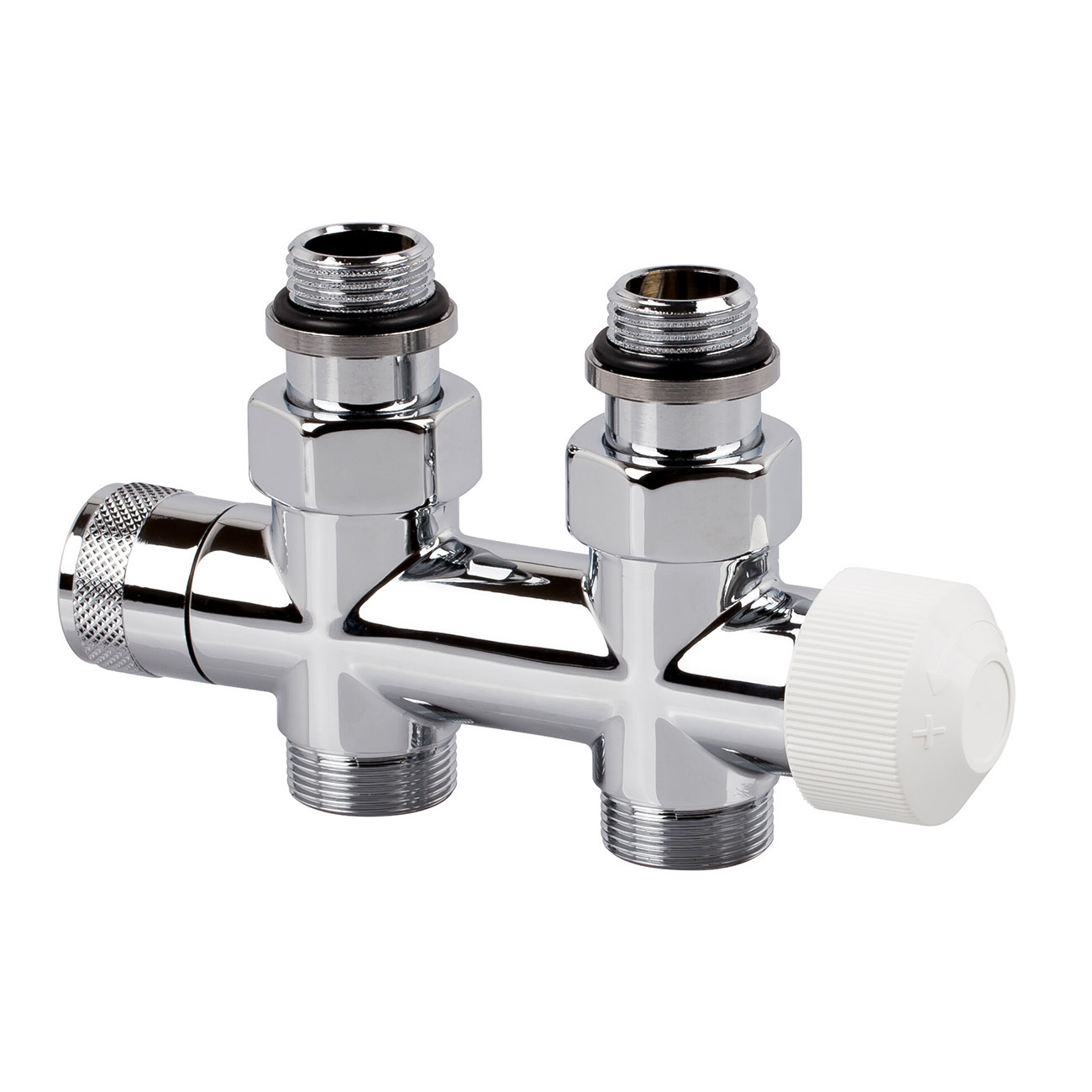 Изображение товара Узел нижнего подключения термостатический Н-образный прямой SR Rubinetterie Tondera 1/2x3/4 латунь